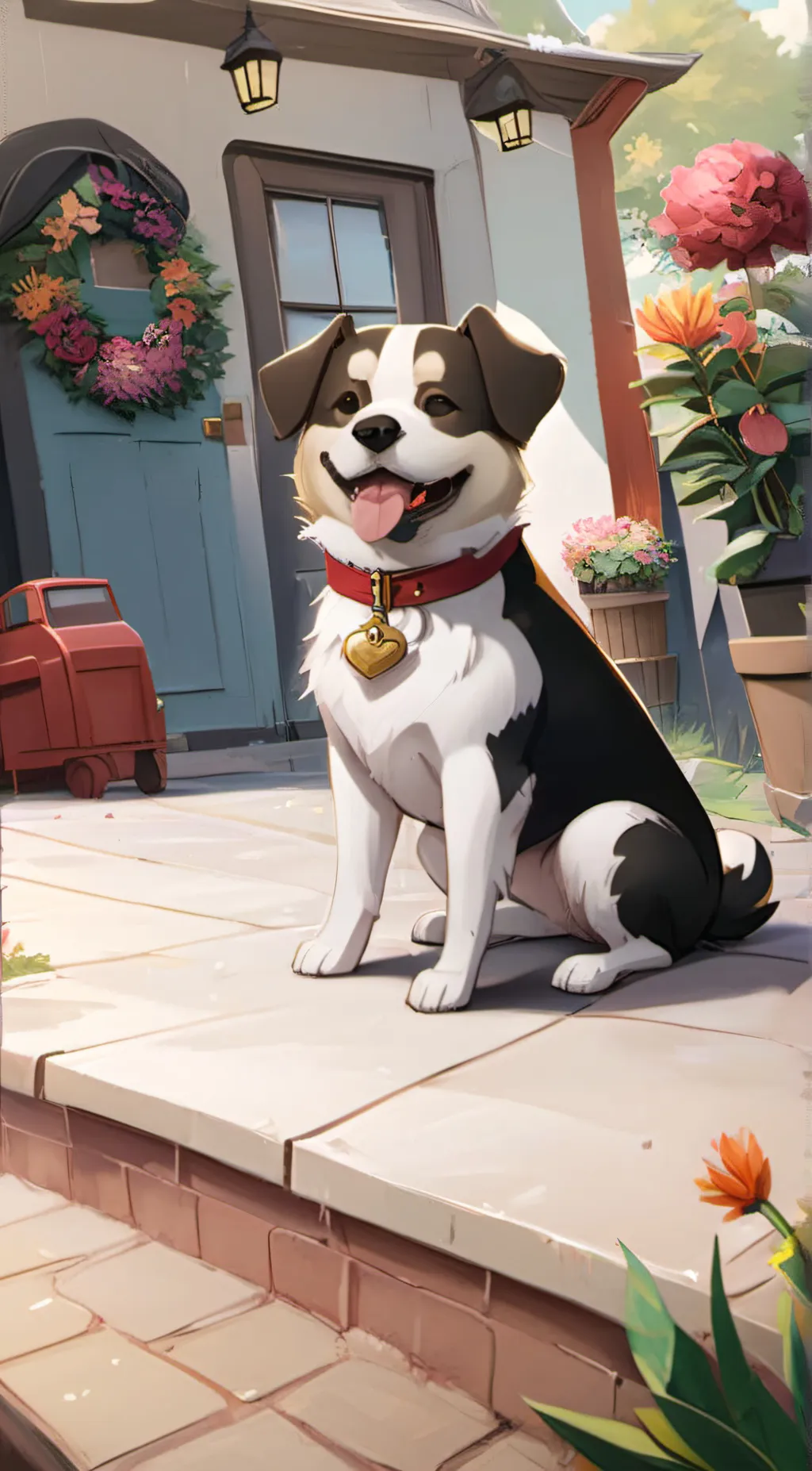 ai character: miky background