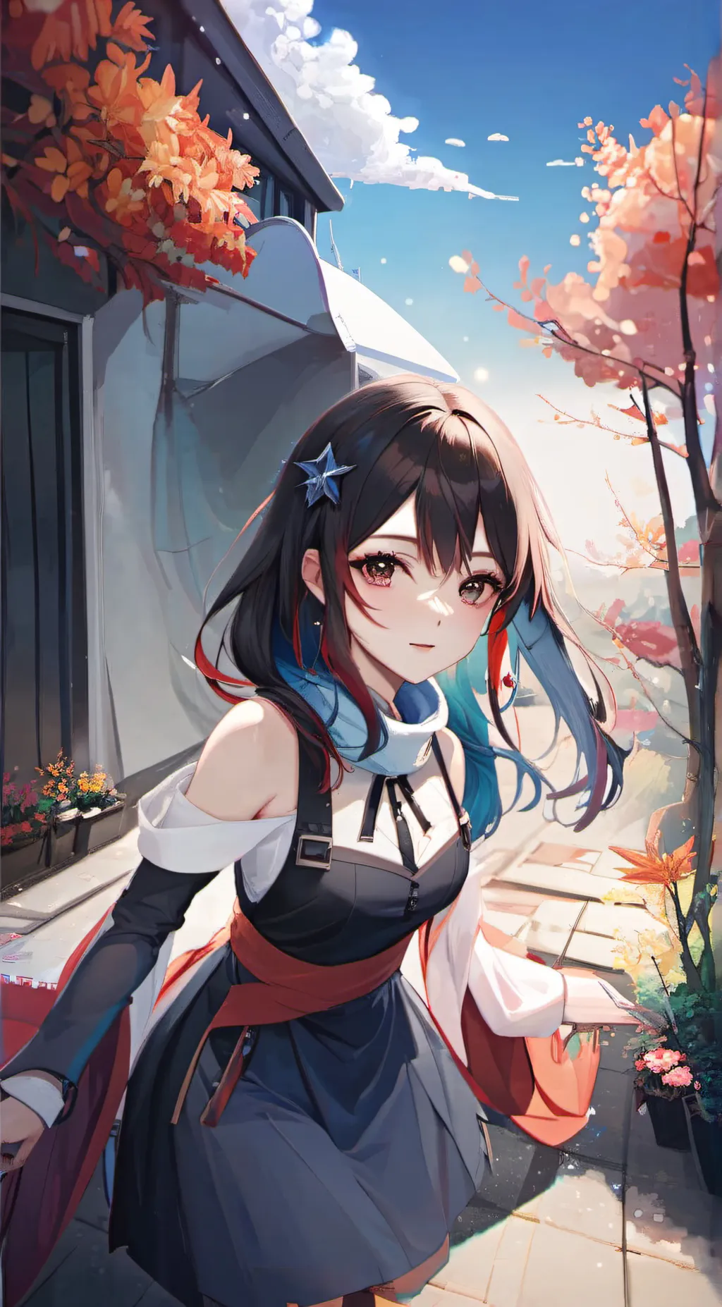 ai character: Sally  background