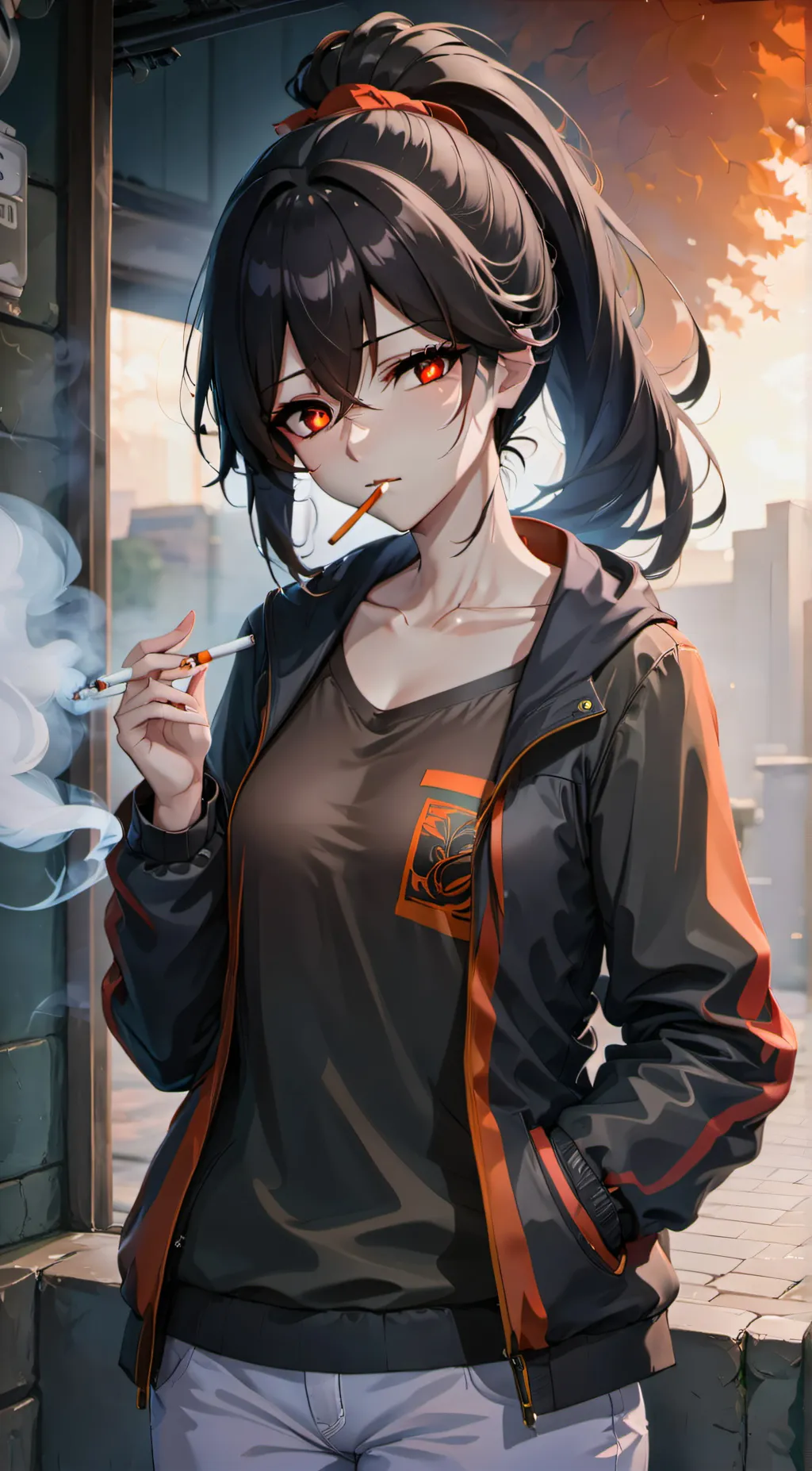 ai character: Rose background