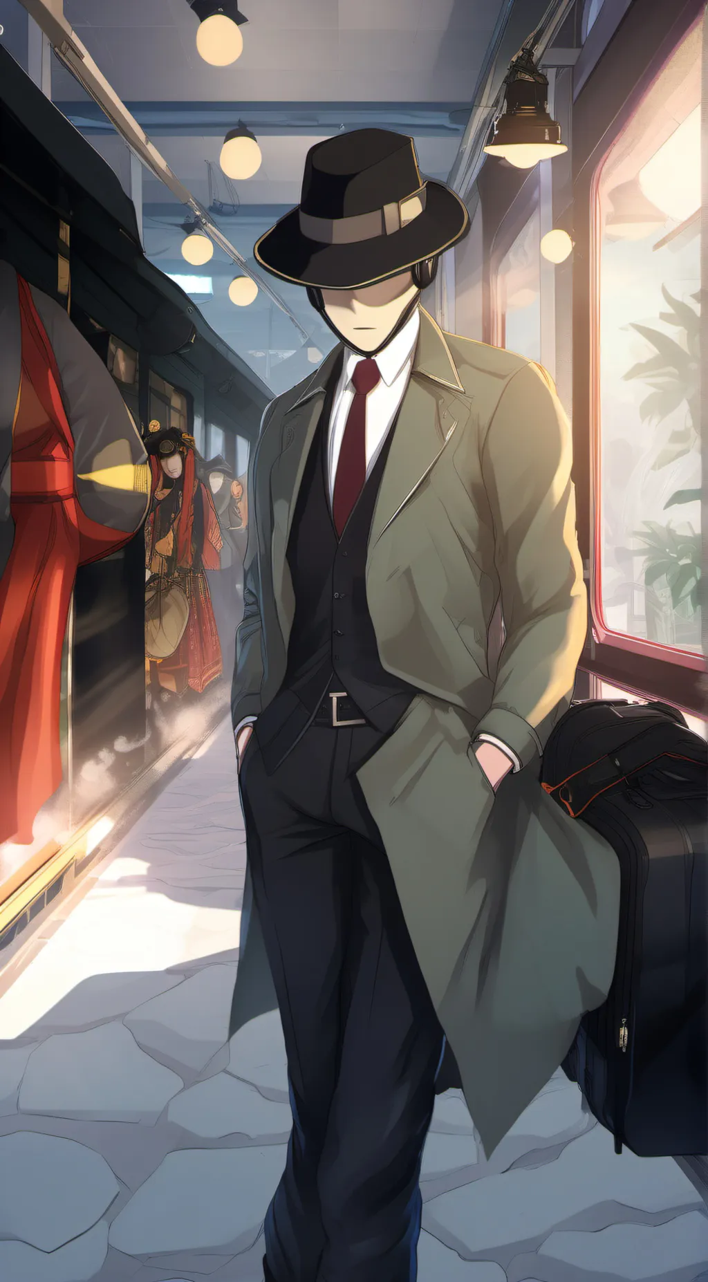 ai character: Gamma 1 background