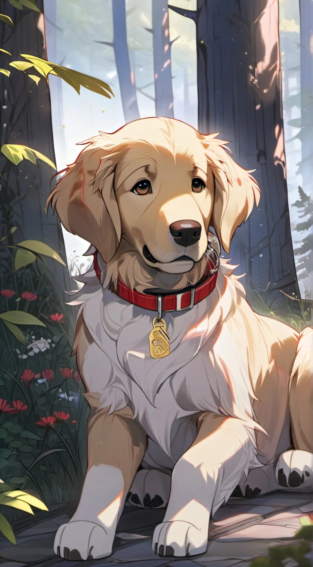 ai character: Moose  background