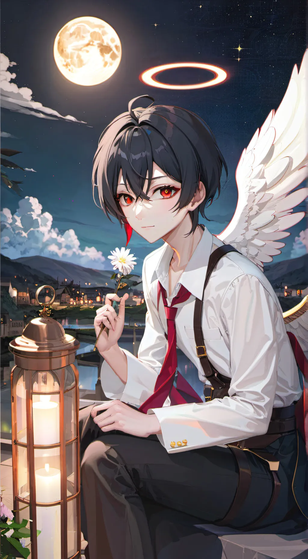 ai character: JACOB AMMIEL  background