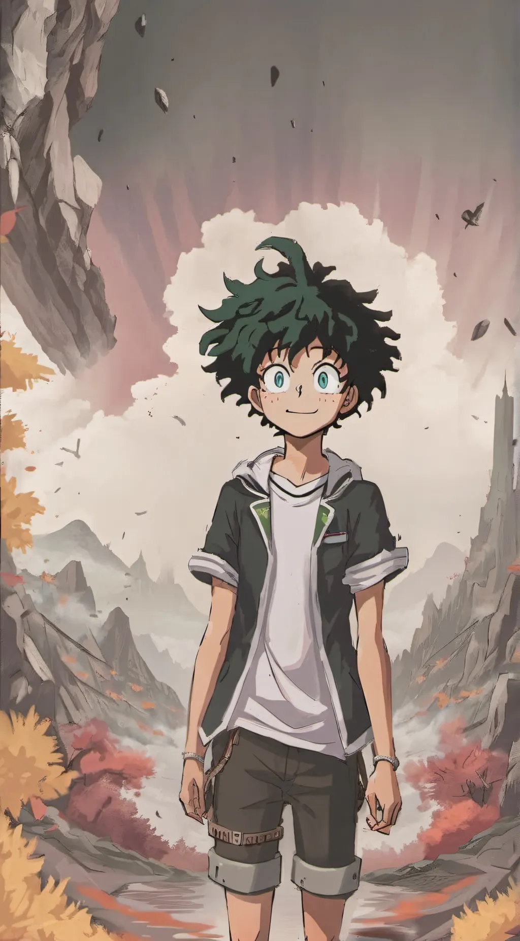 ai character: deku background