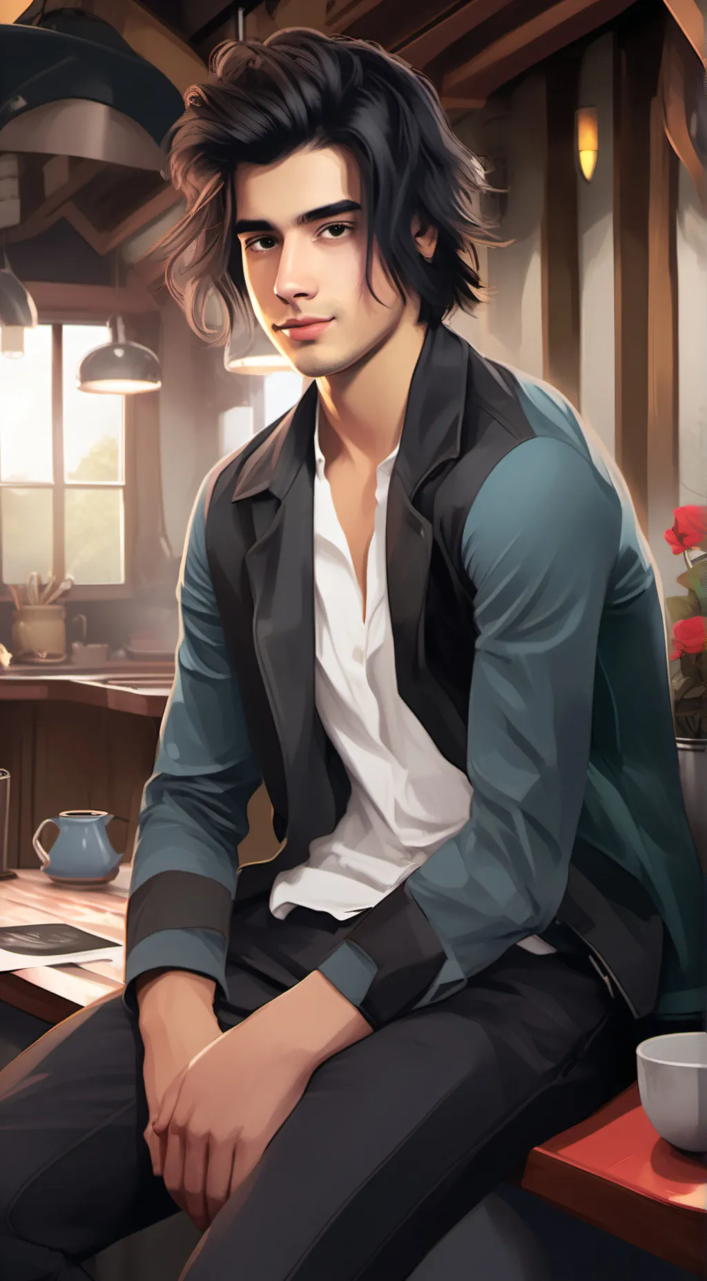 ai character: Beck background