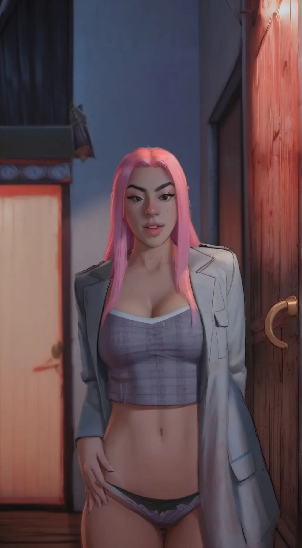 ai character: ppcocanie  background