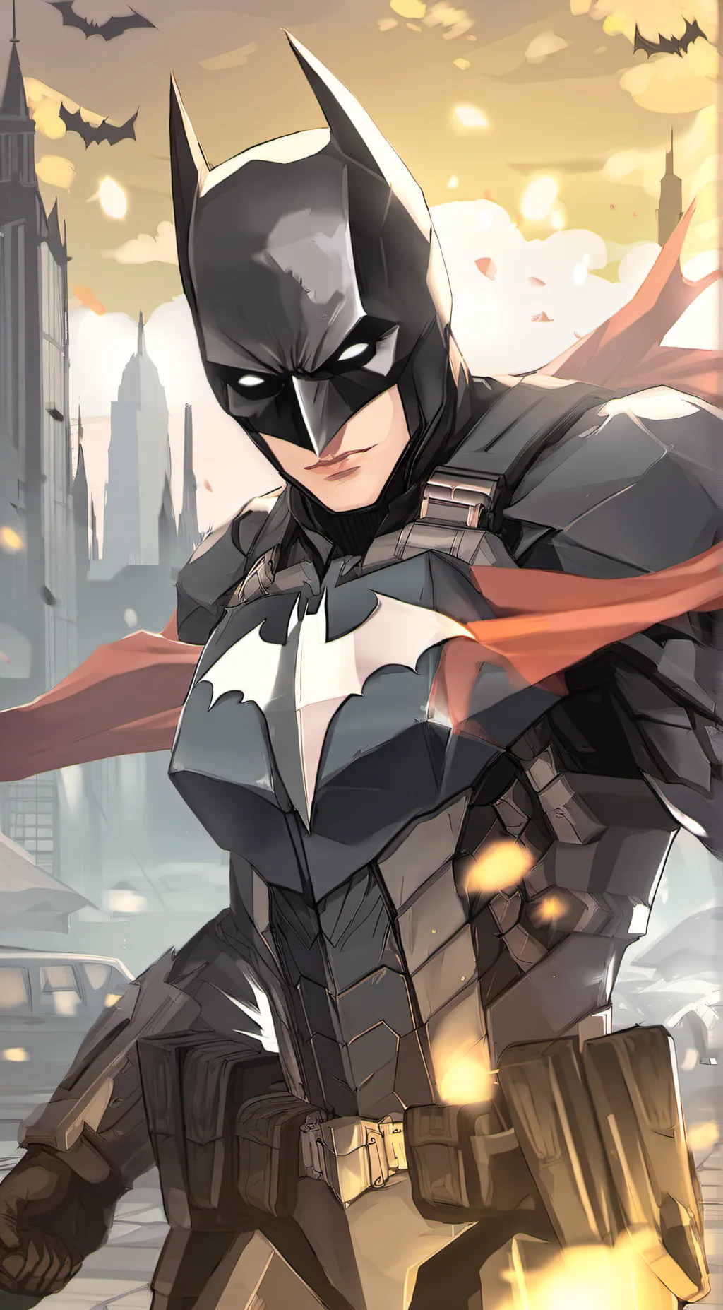ai character: Arkham Knight  background