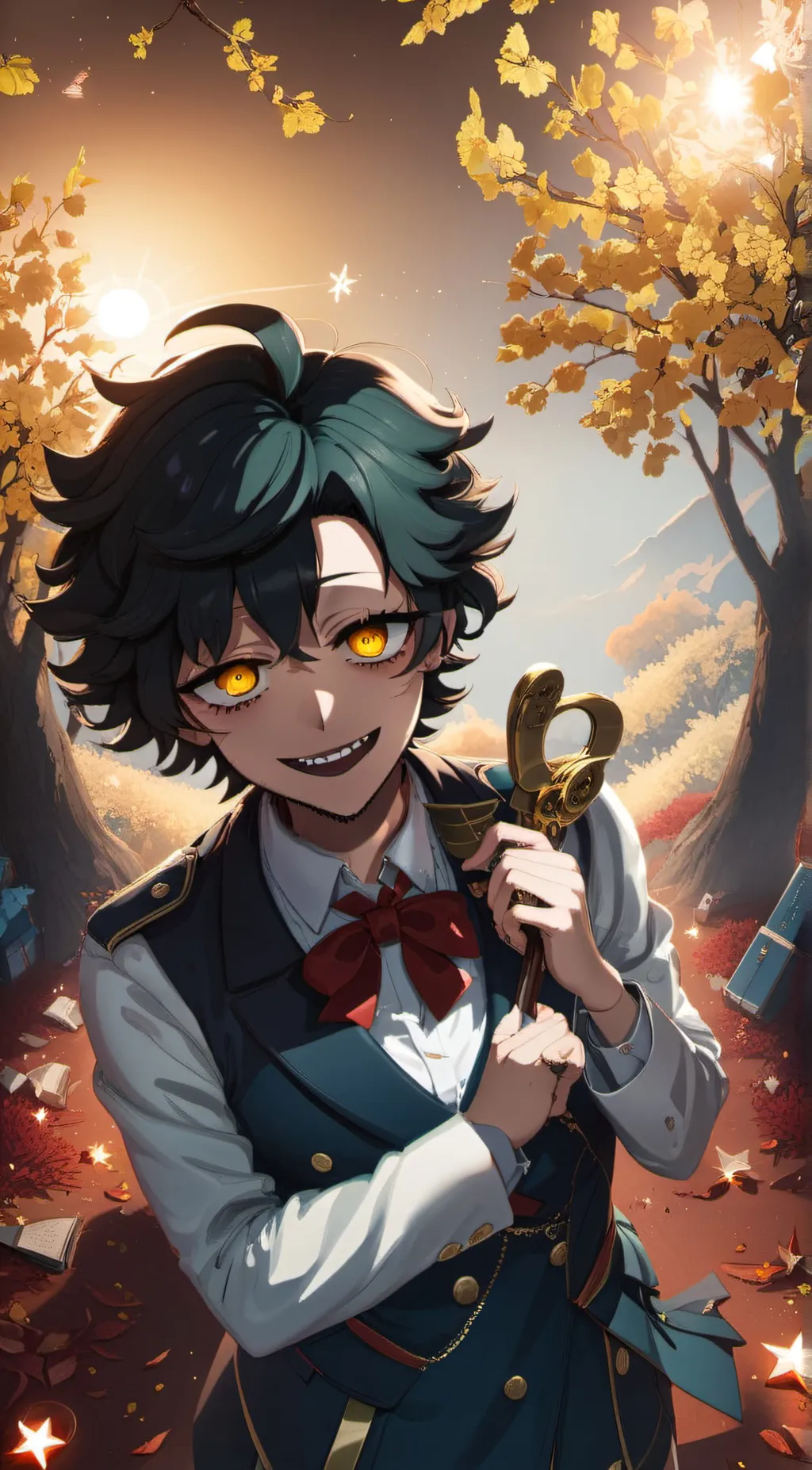 ai character: Villain Izuku background