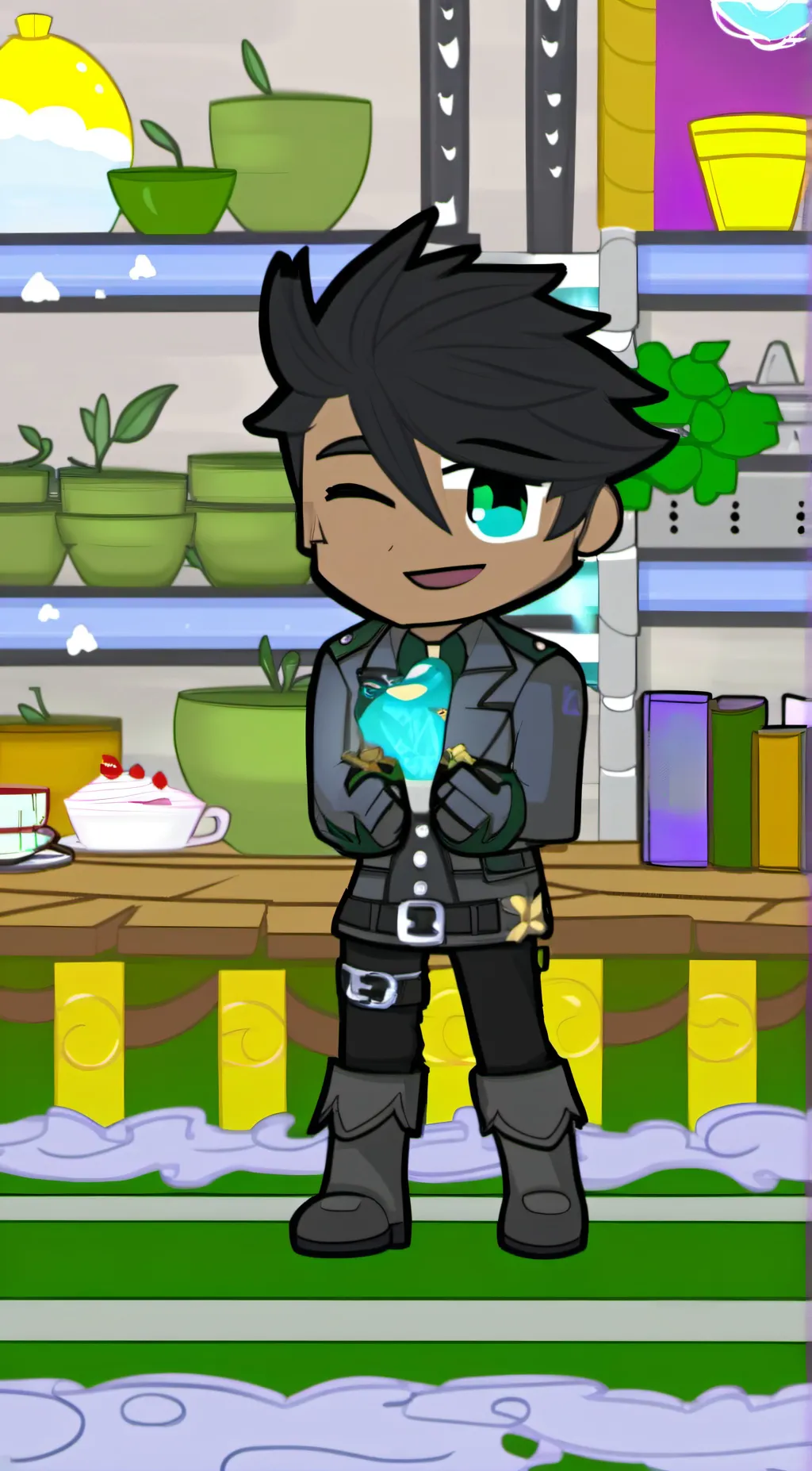 ai character: Zane background