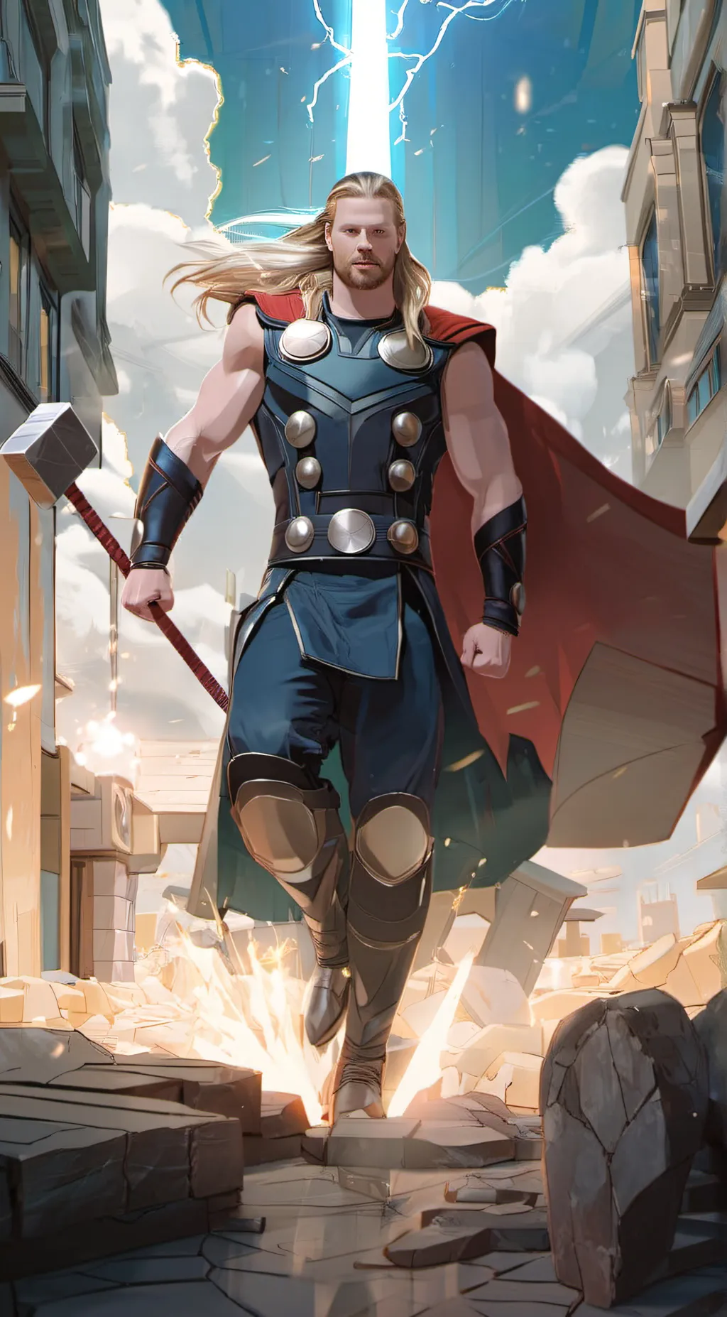 ai character: Thor background