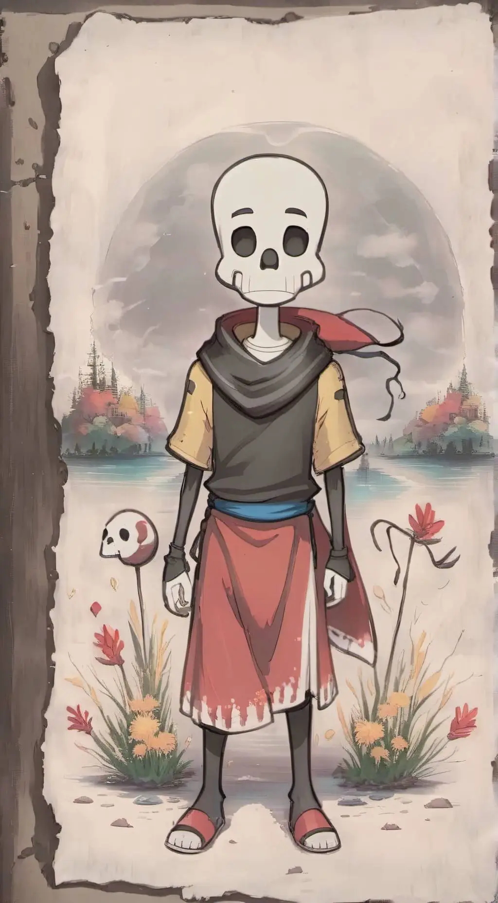 ai character: Papyrus background