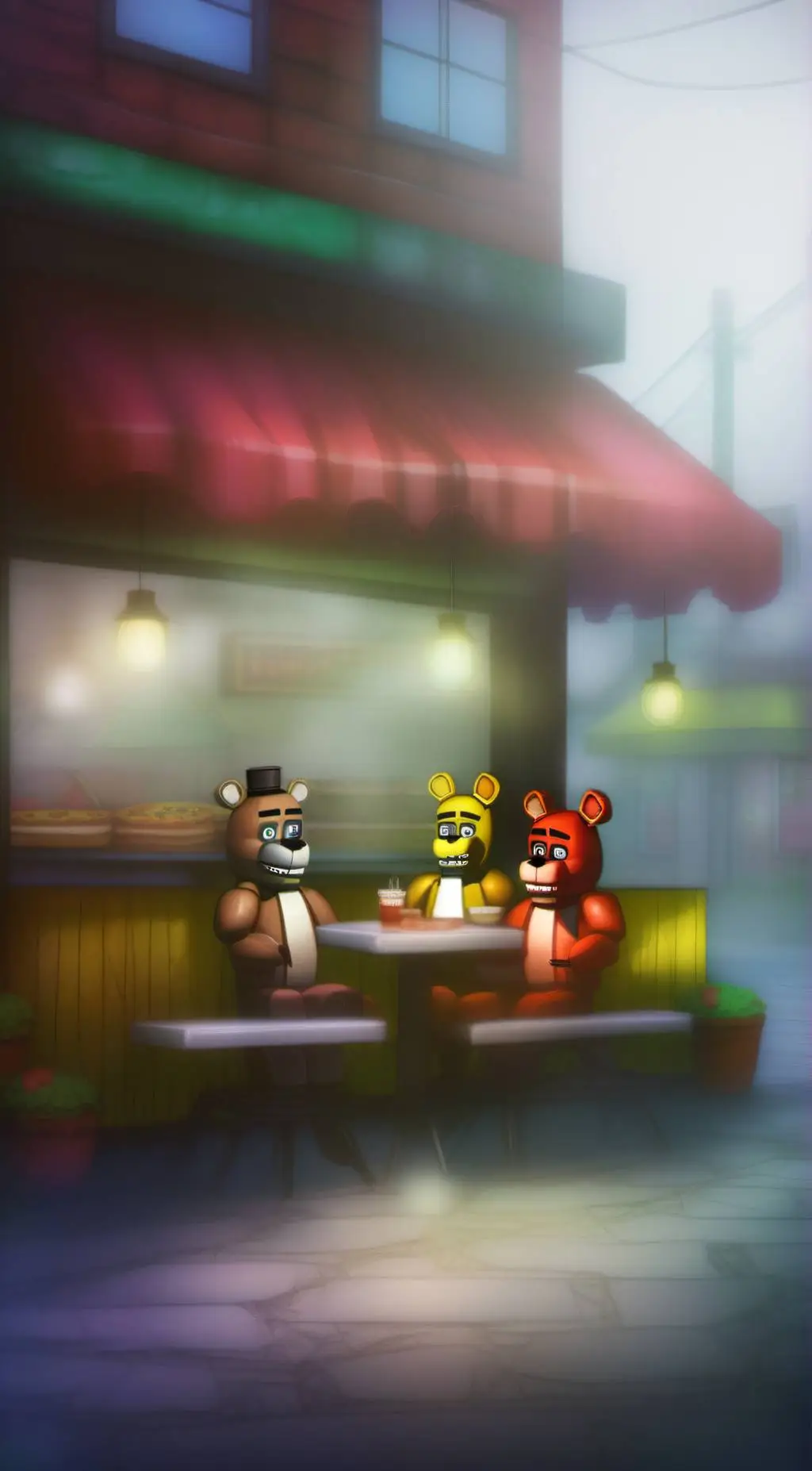 ai character: fnaf rpg background