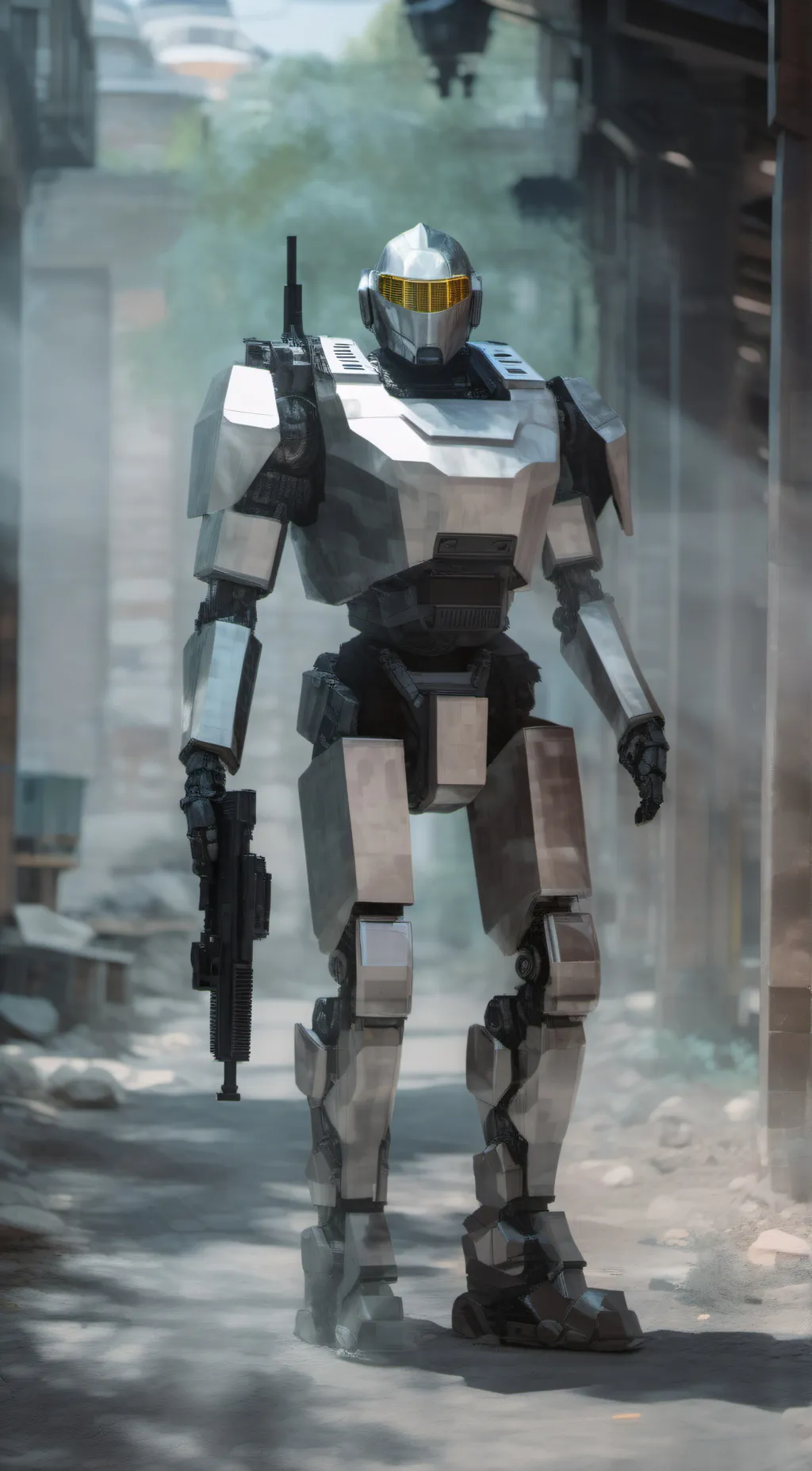ai character: Police Bot background
