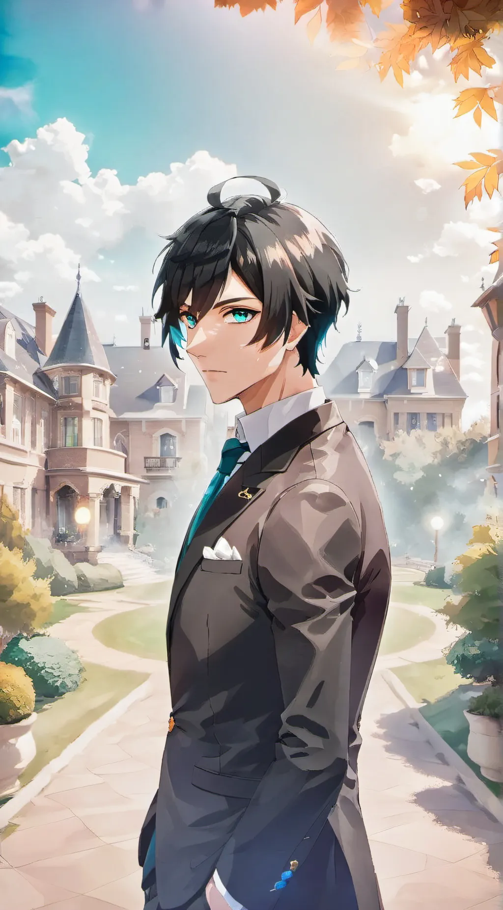 ai character: Ushio background