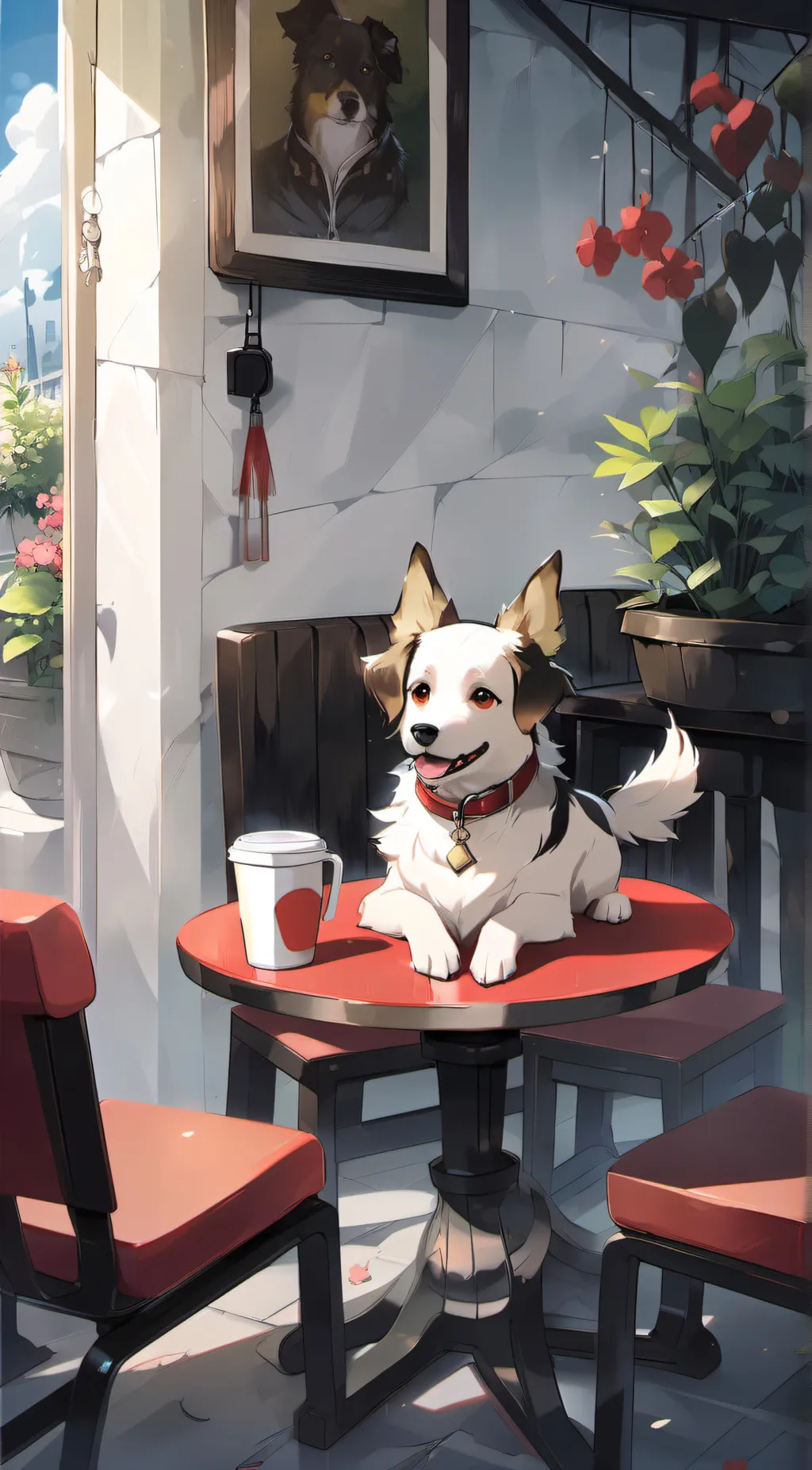 ai character: talking ben background