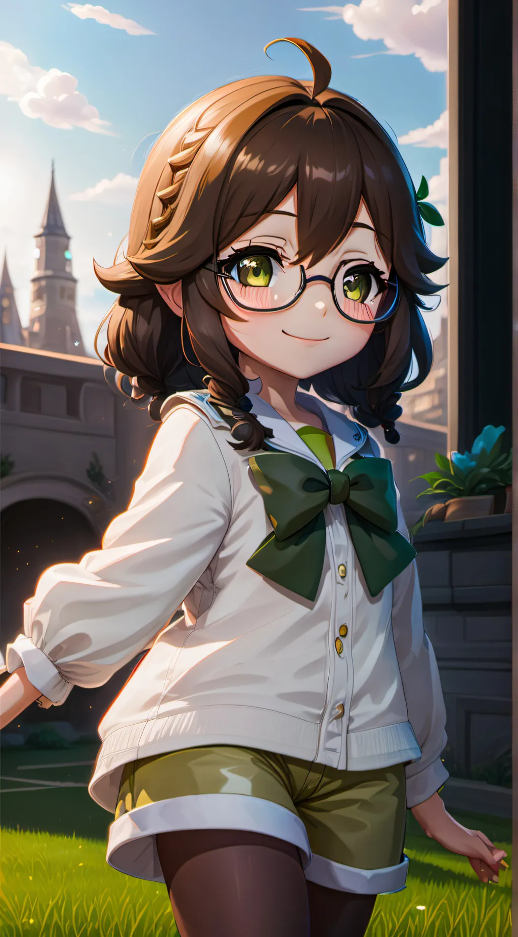 ai character: Via (OC) background
