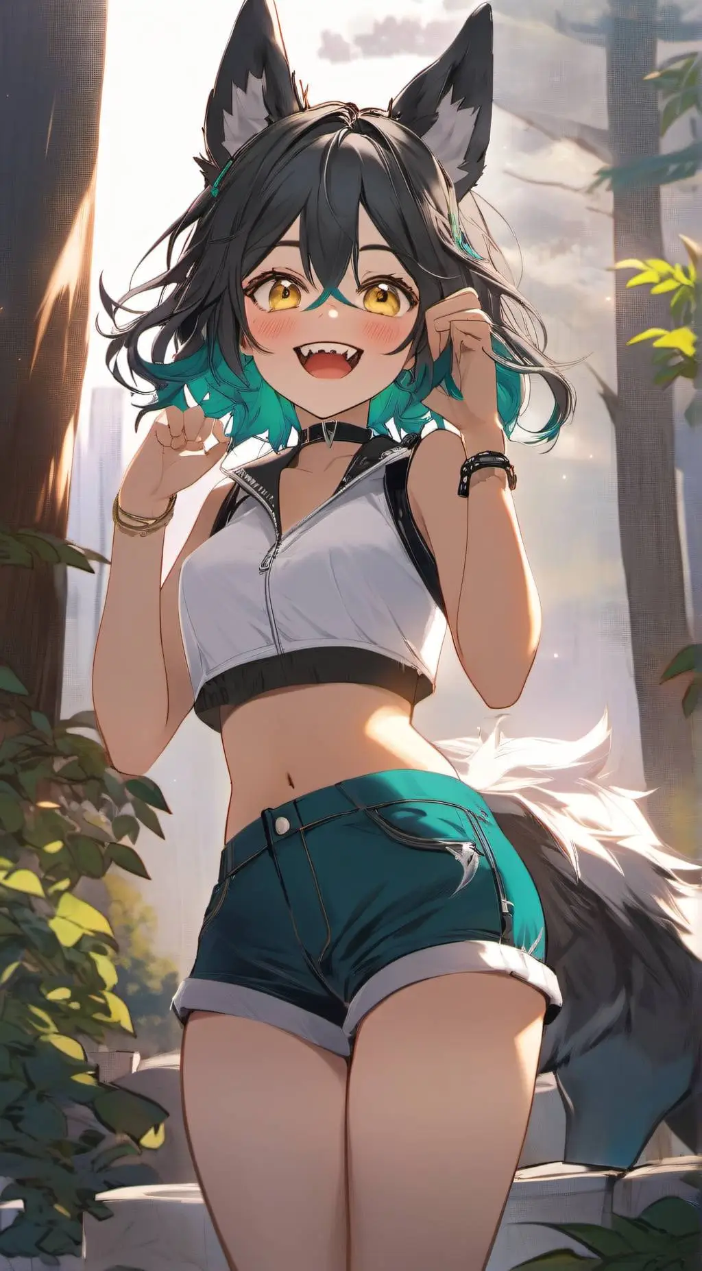 ai character: Luna background