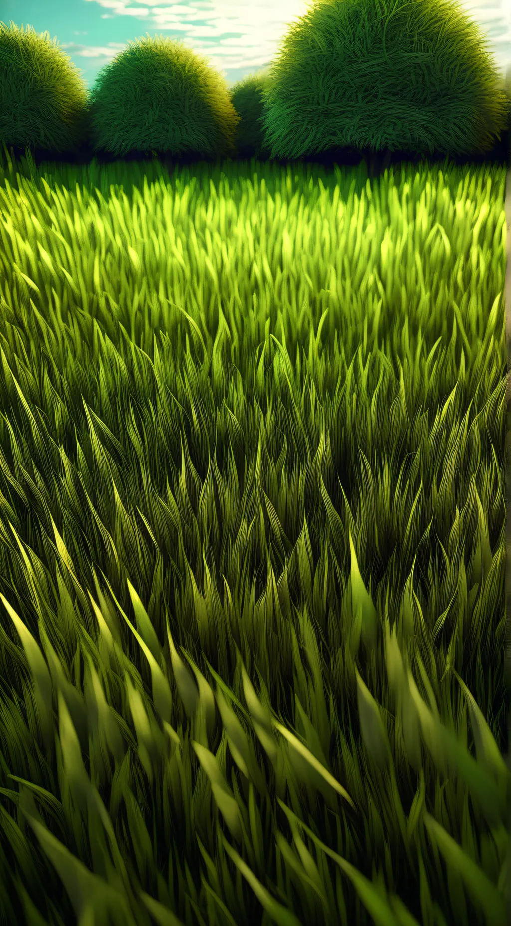 ai character: 💅Grass💅 background