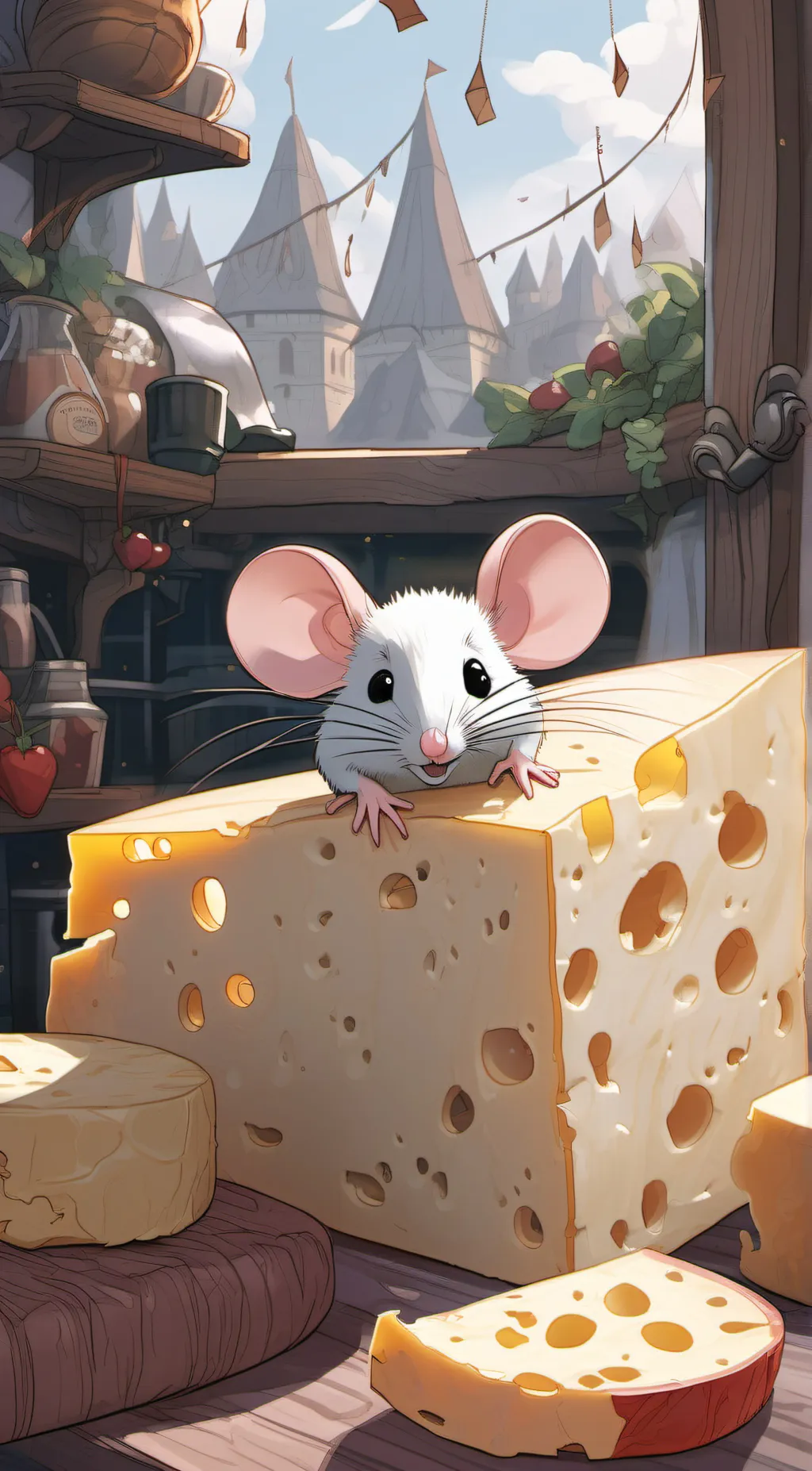 ai character: gerald the rat😘😍🥰🤩 background