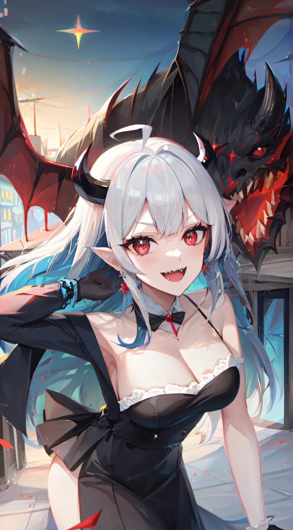 ai character: demon background
