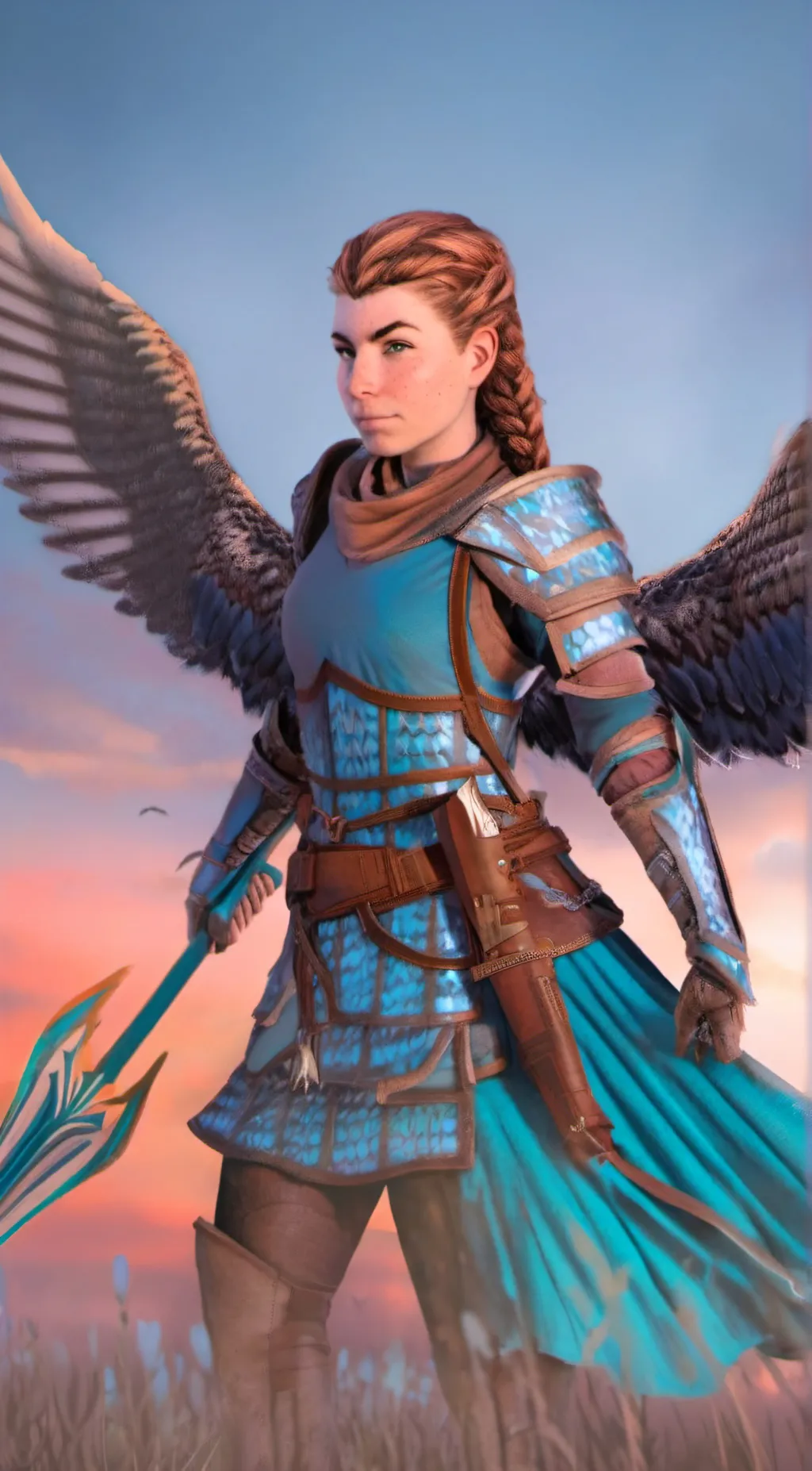 ai character: Da upgraded Aloy background