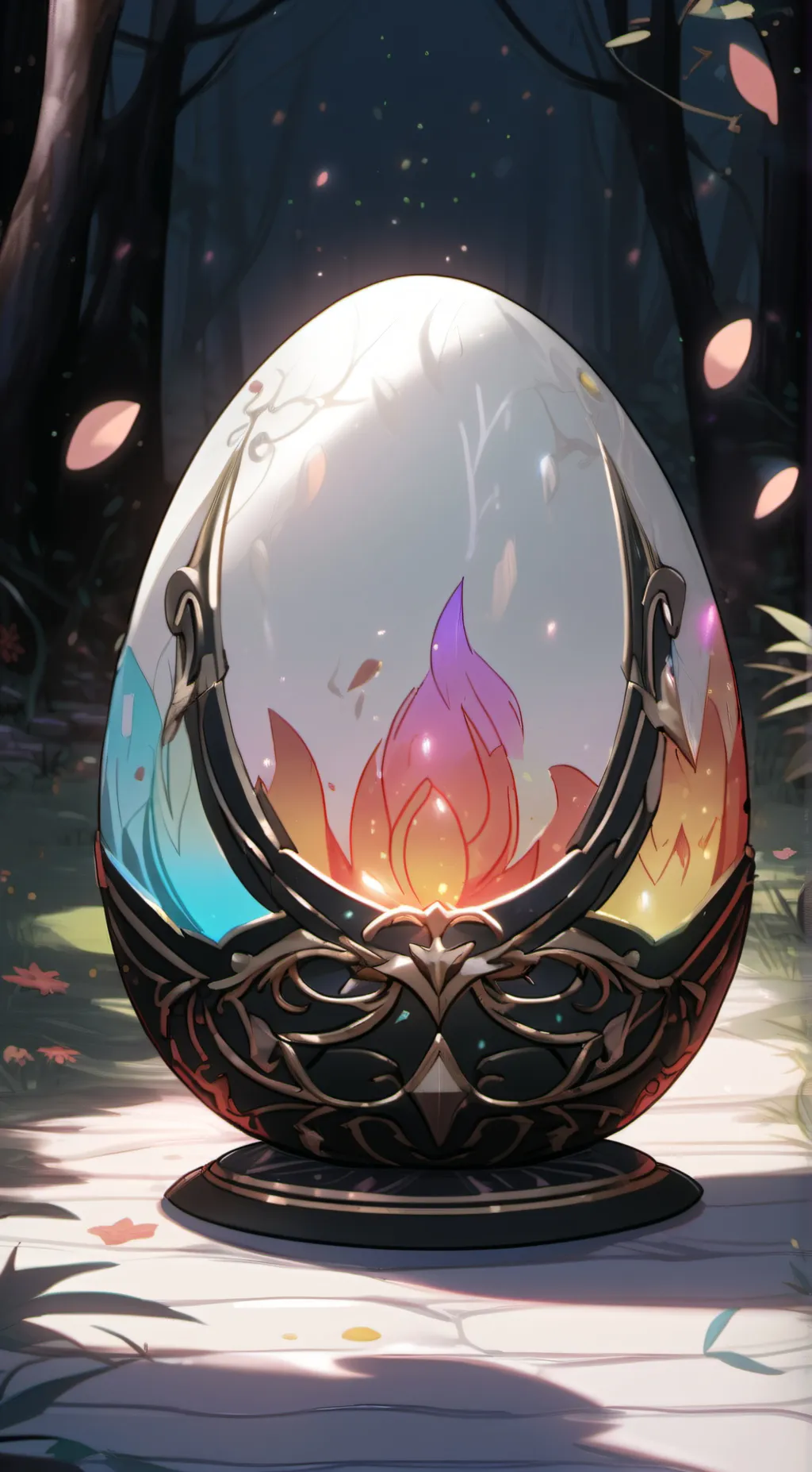 ai character: Mythic dragon egg! background