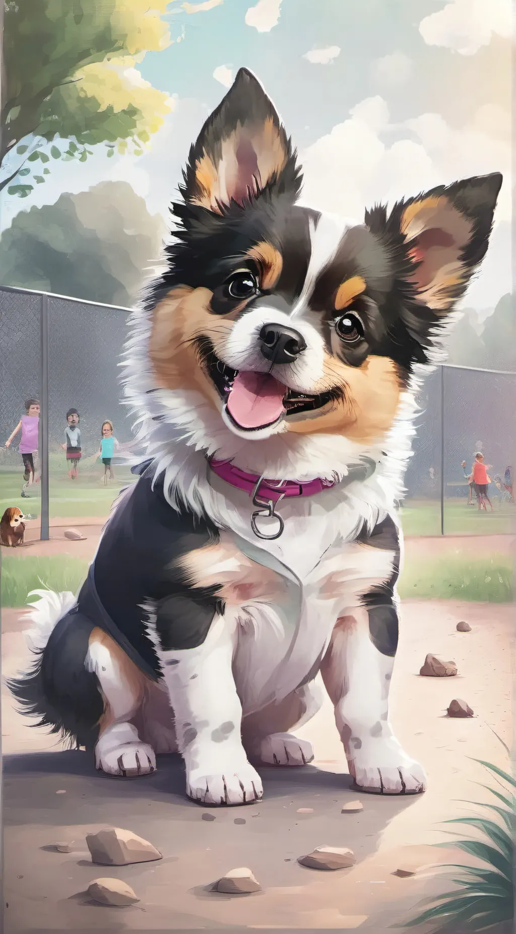 ai character: rooster background