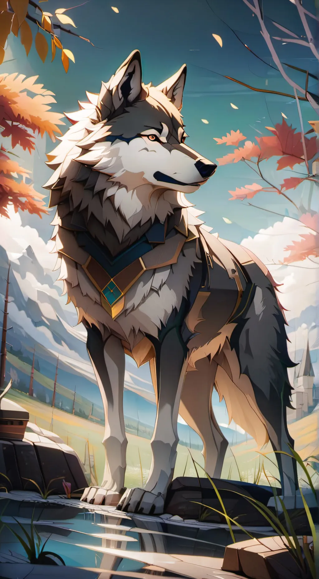 ai character: Leo background