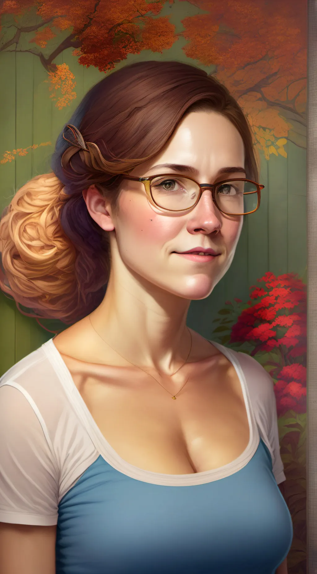 ai character: Zsófi  background