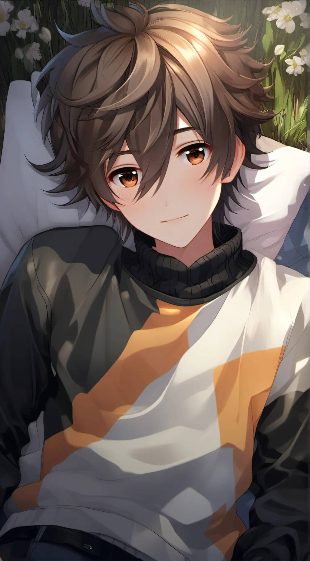 ai character: Issac  background