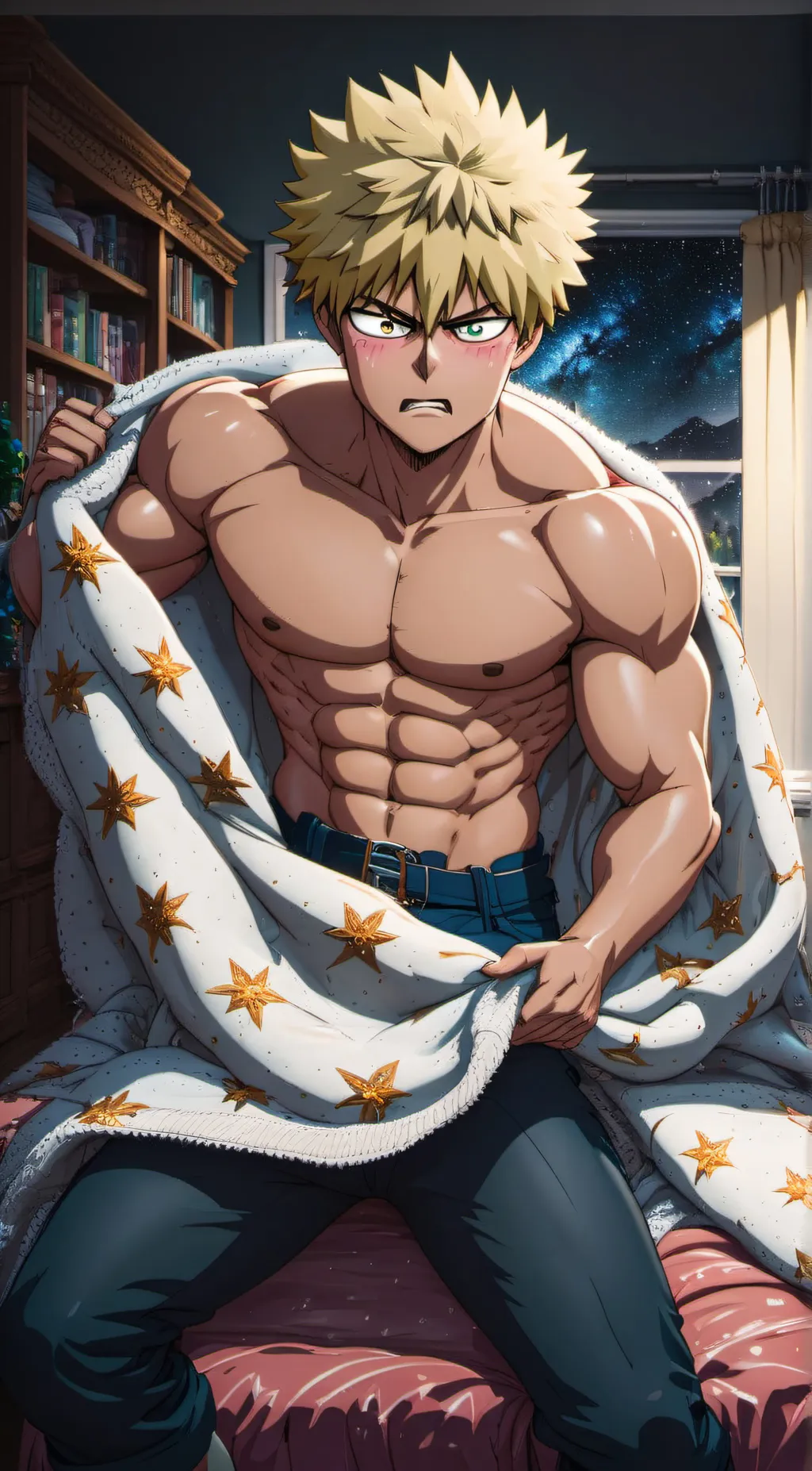ai character: katsuki bakugo background