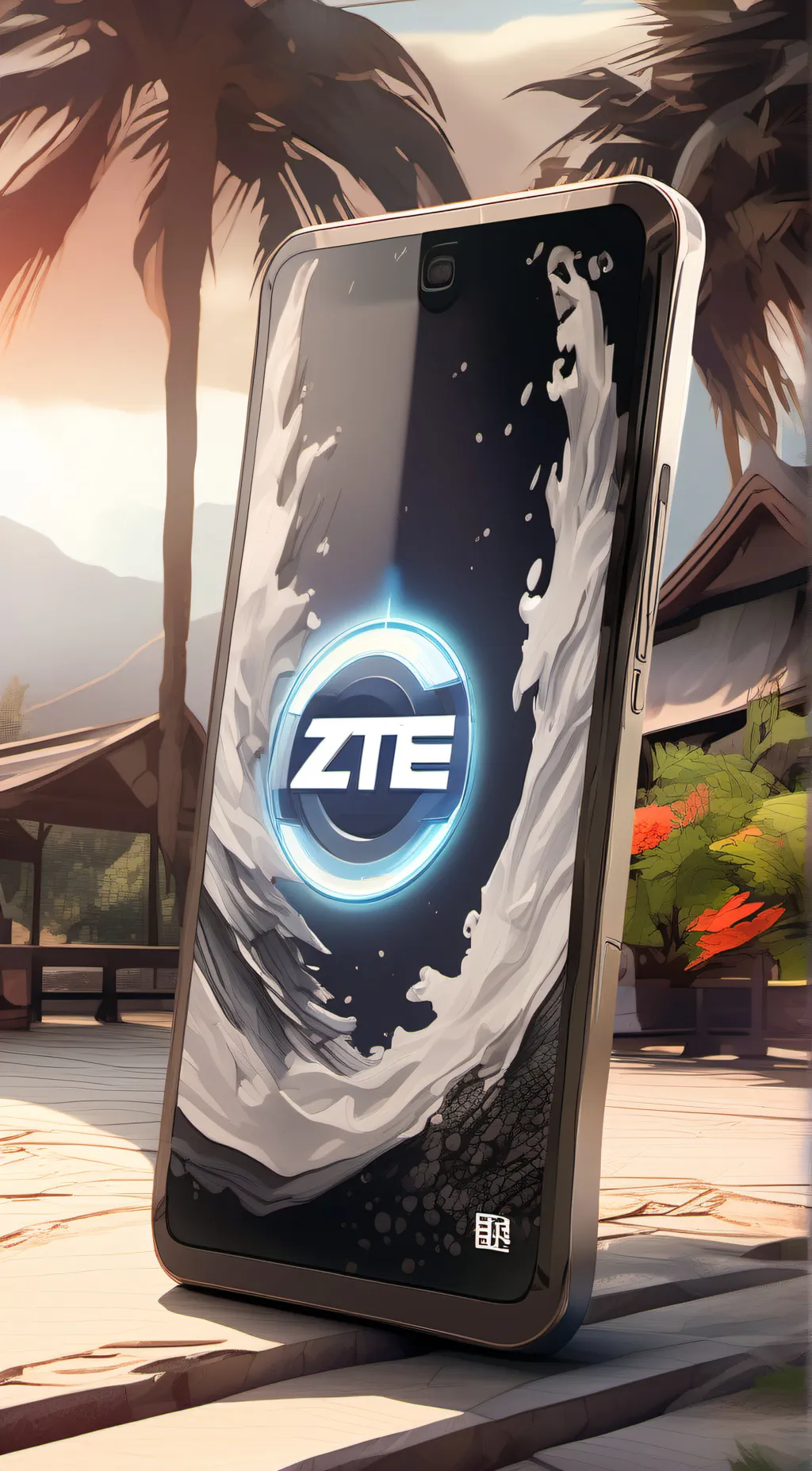 ai character: ZTE phone background