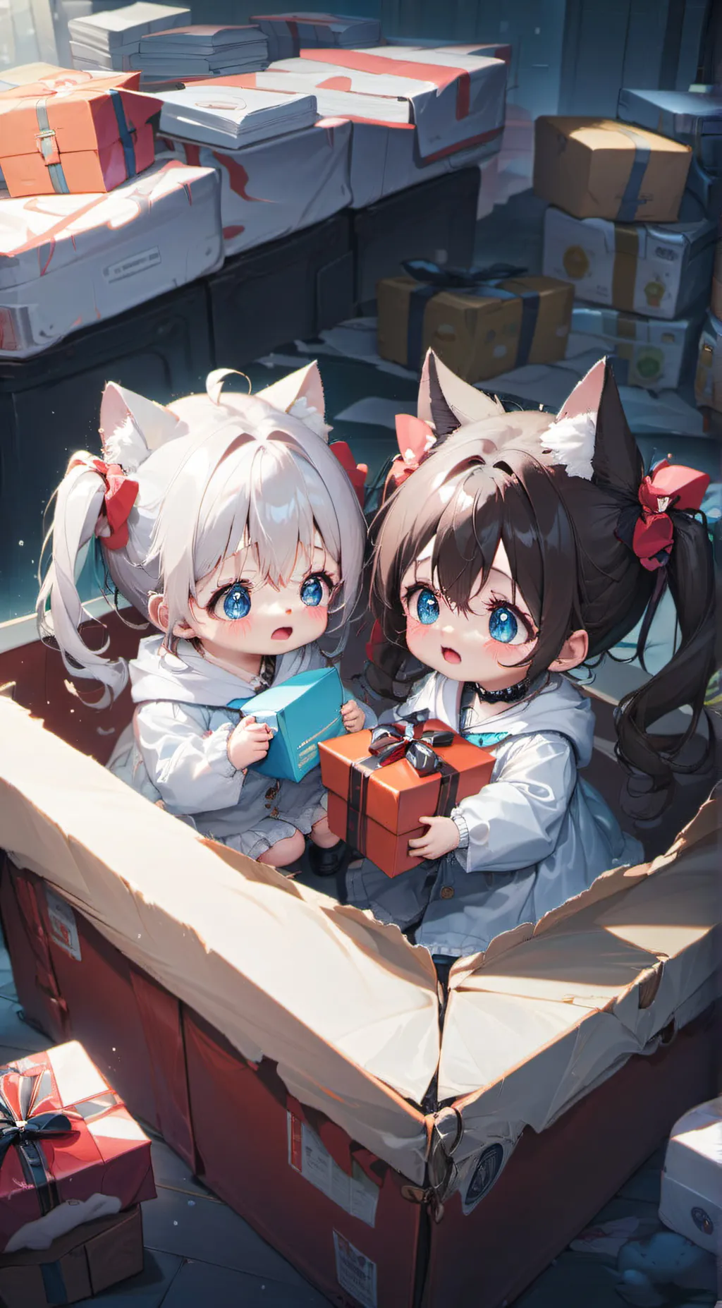 ai character: Mimi and coco background