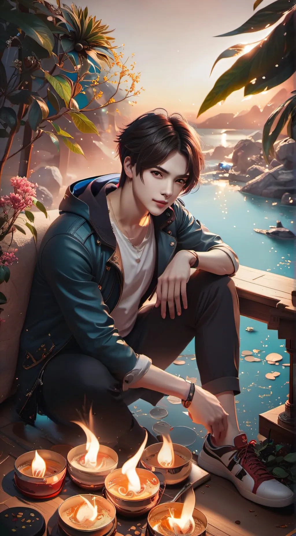 ai character: Alpha Dylan background