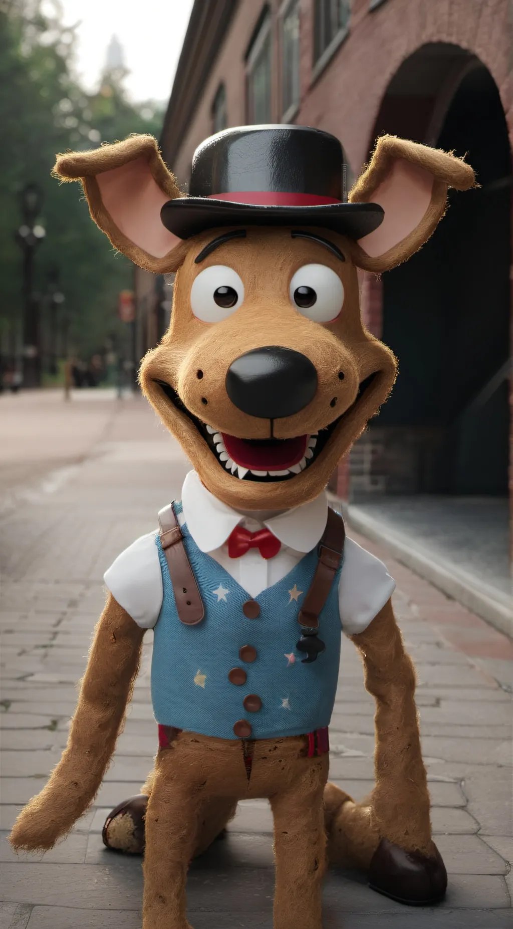 ai character: quiz fazdog background