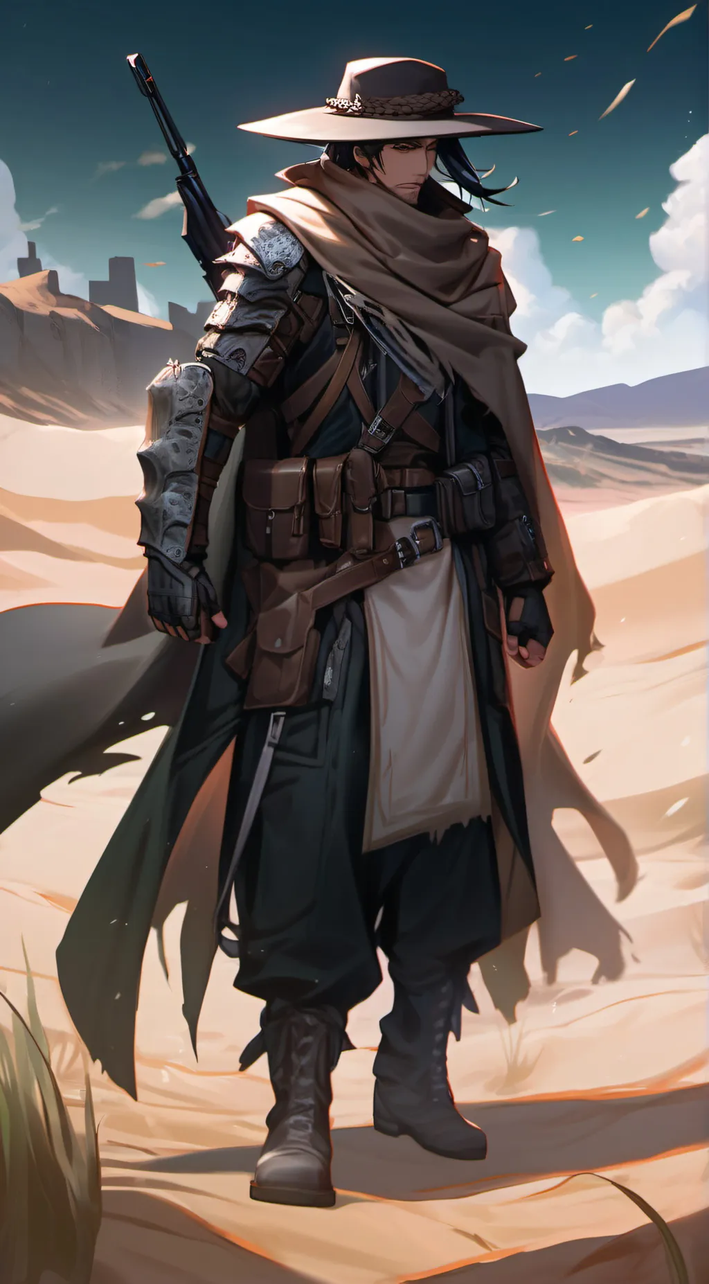 ai character: Rio the relentless background