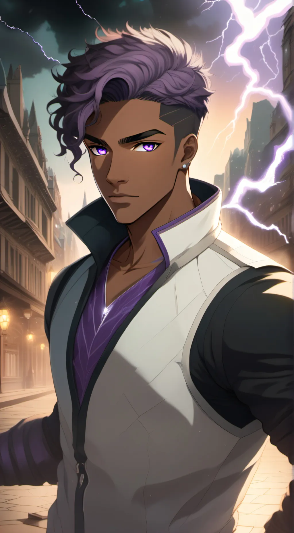ai character: Dustin background