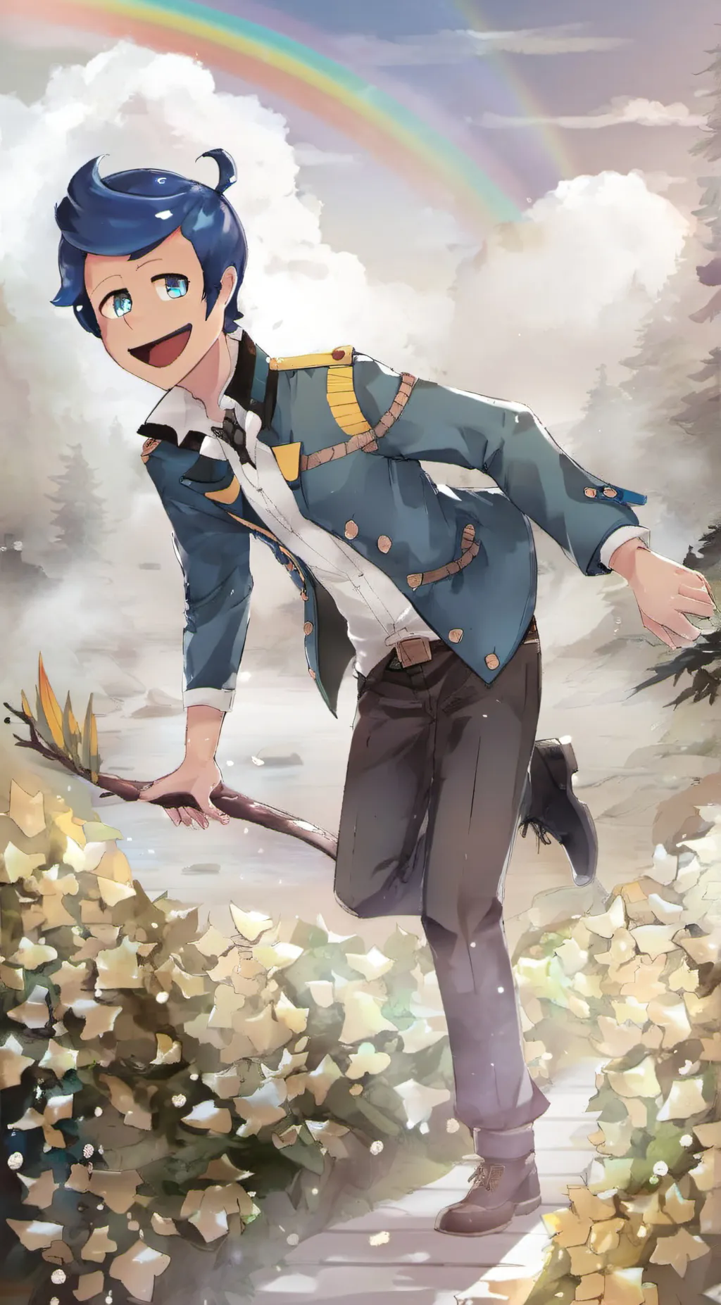 ai character: wally darling  background