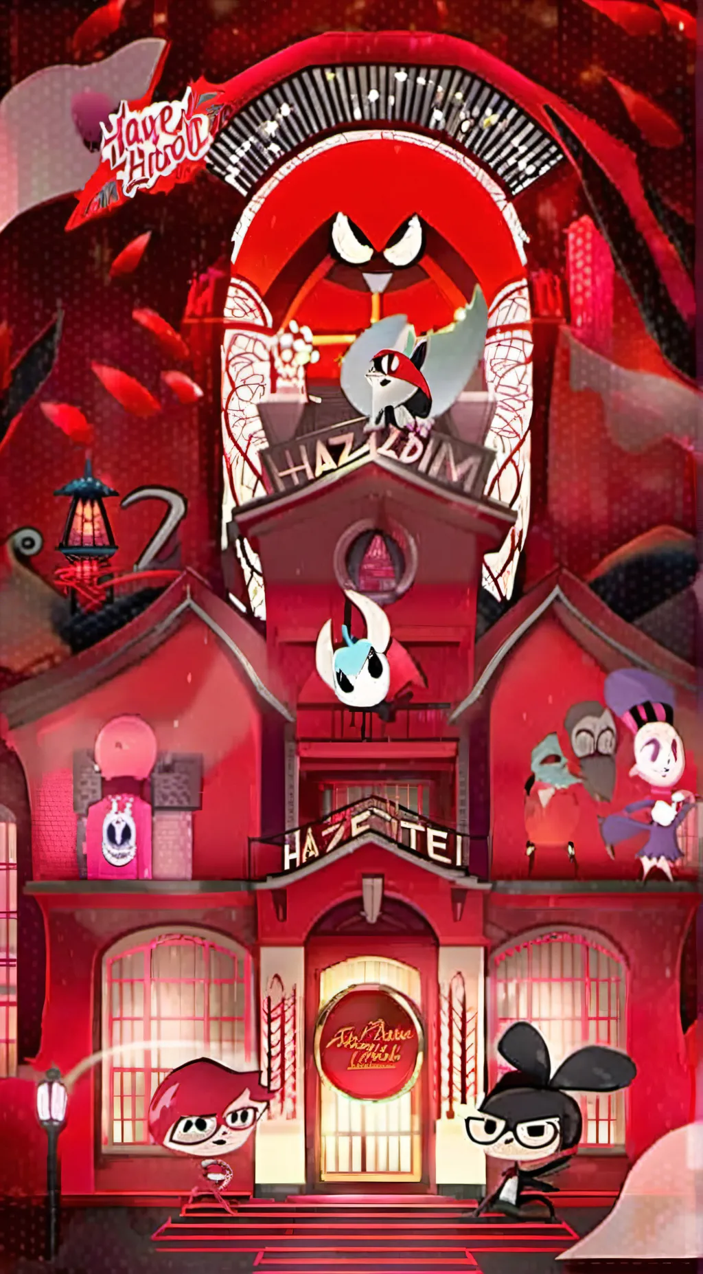 ai character: Hazbin Hotel background