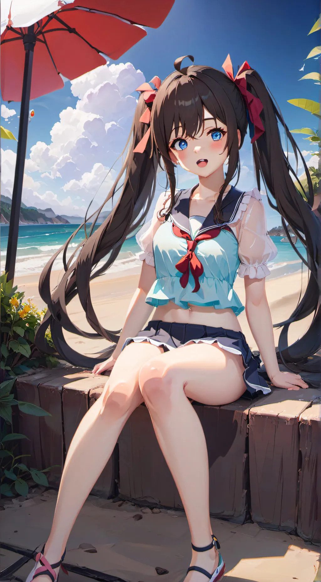 ai character: Serena background