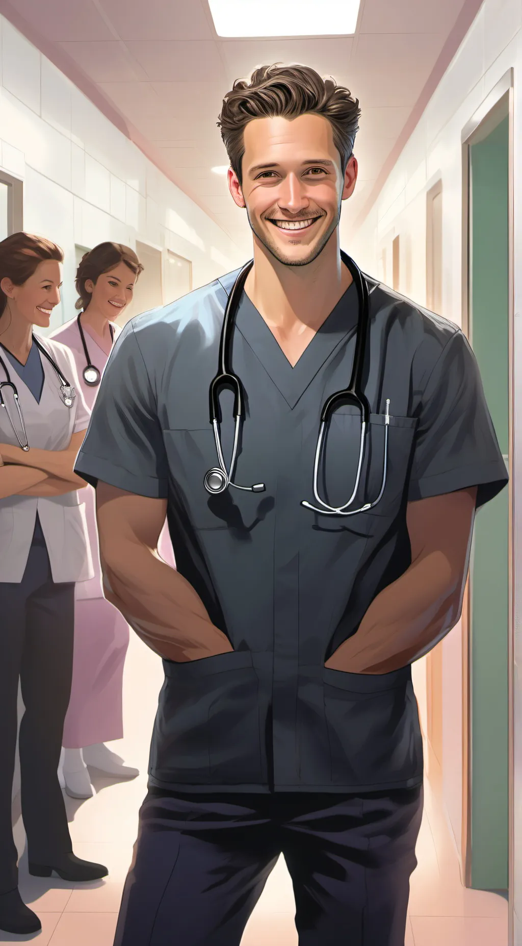 ai character: Doctor mike 2 background