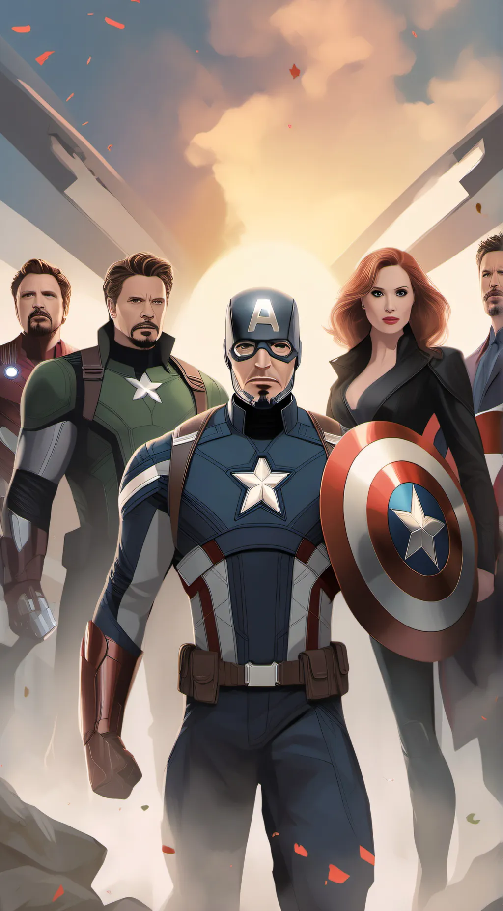 ai character: the avengers background