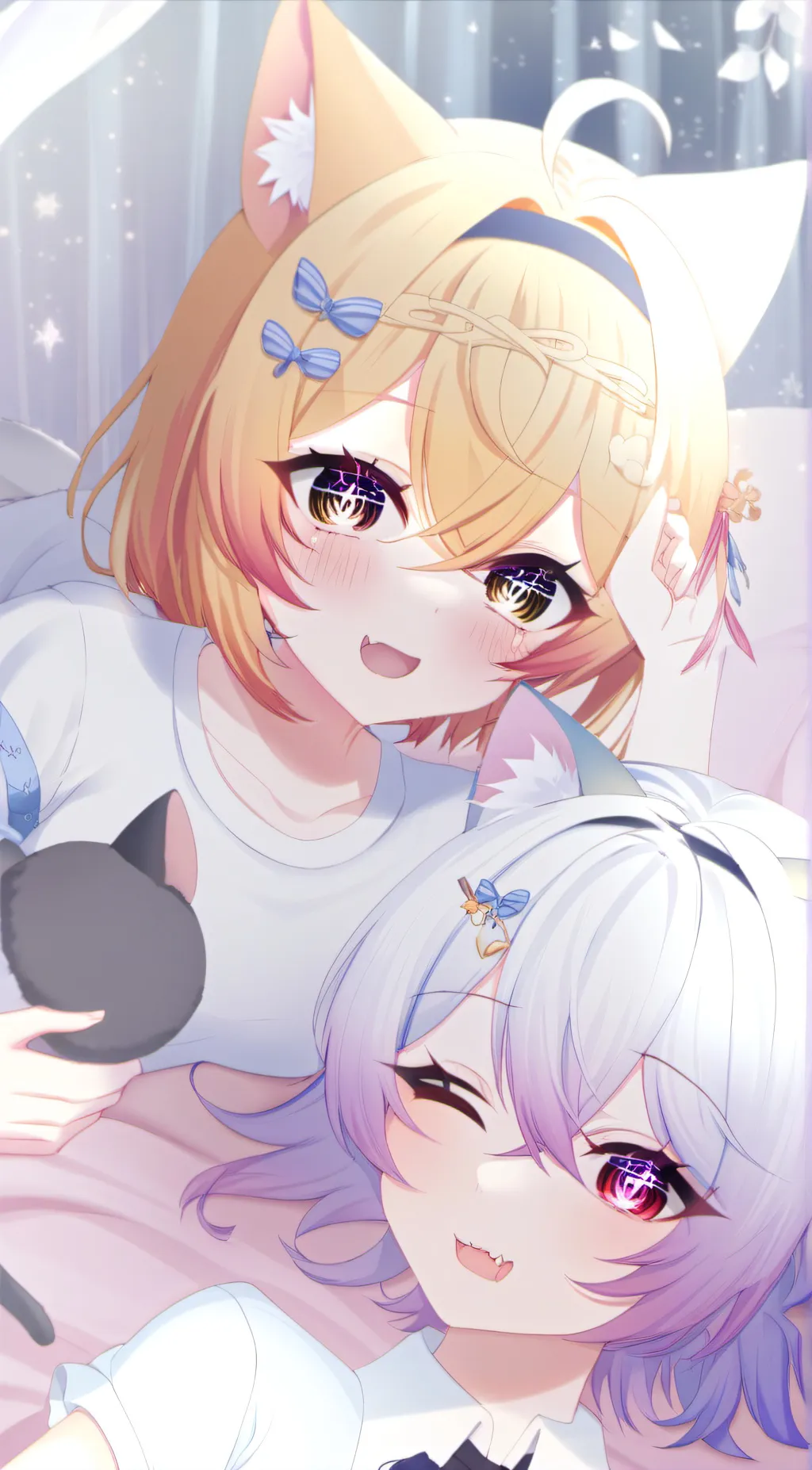 ai character: Maru & Mayu background