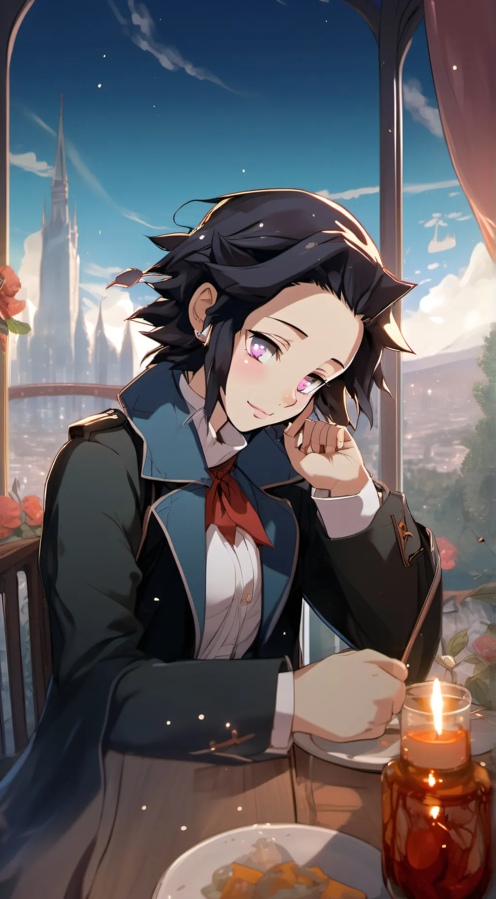 ai character: ♡🦋Shinobu Kocho🦋♡ background