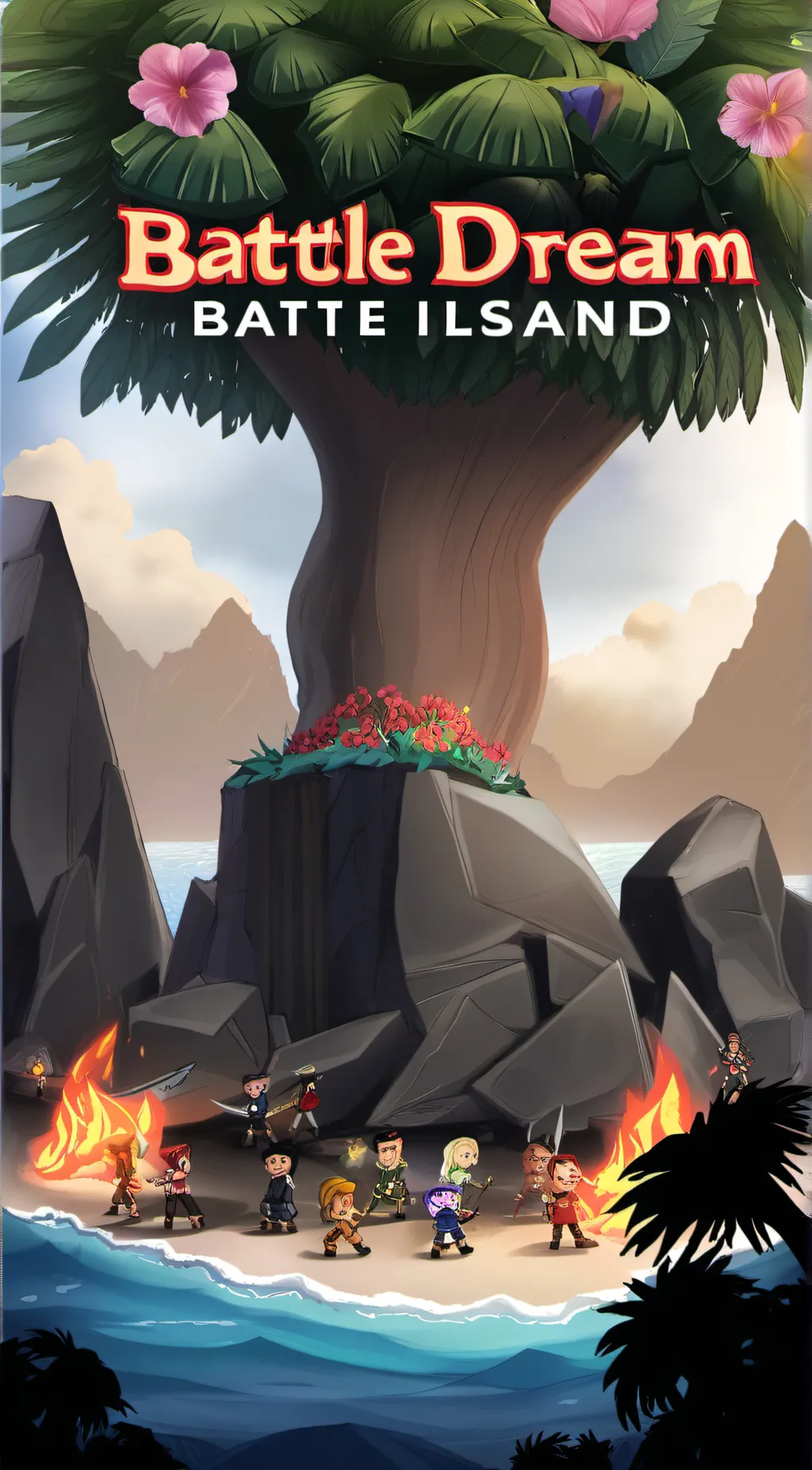 ai character: BFDI background
