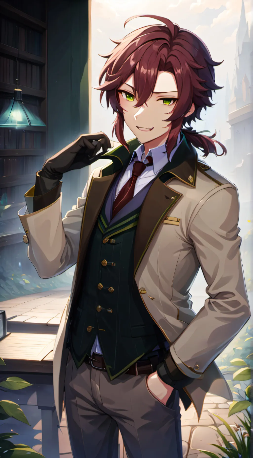 ai character: Shikanoin Heizou background