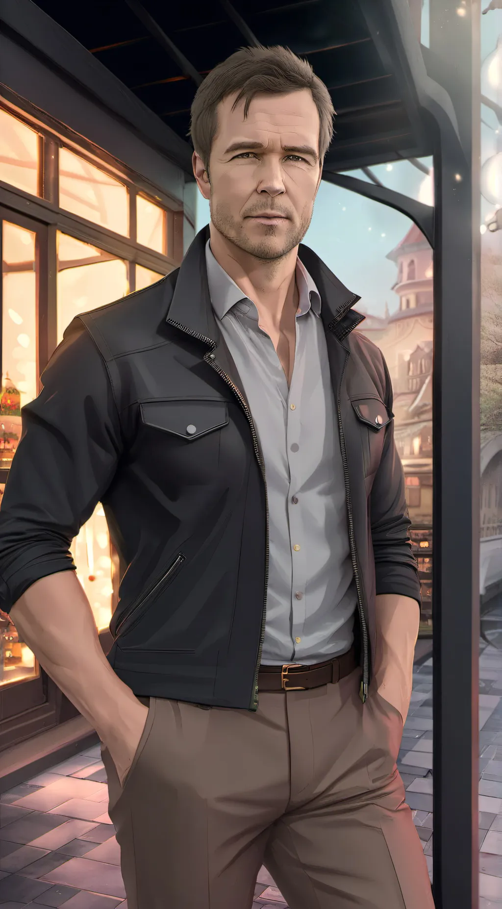 ai character: Chris argent  background