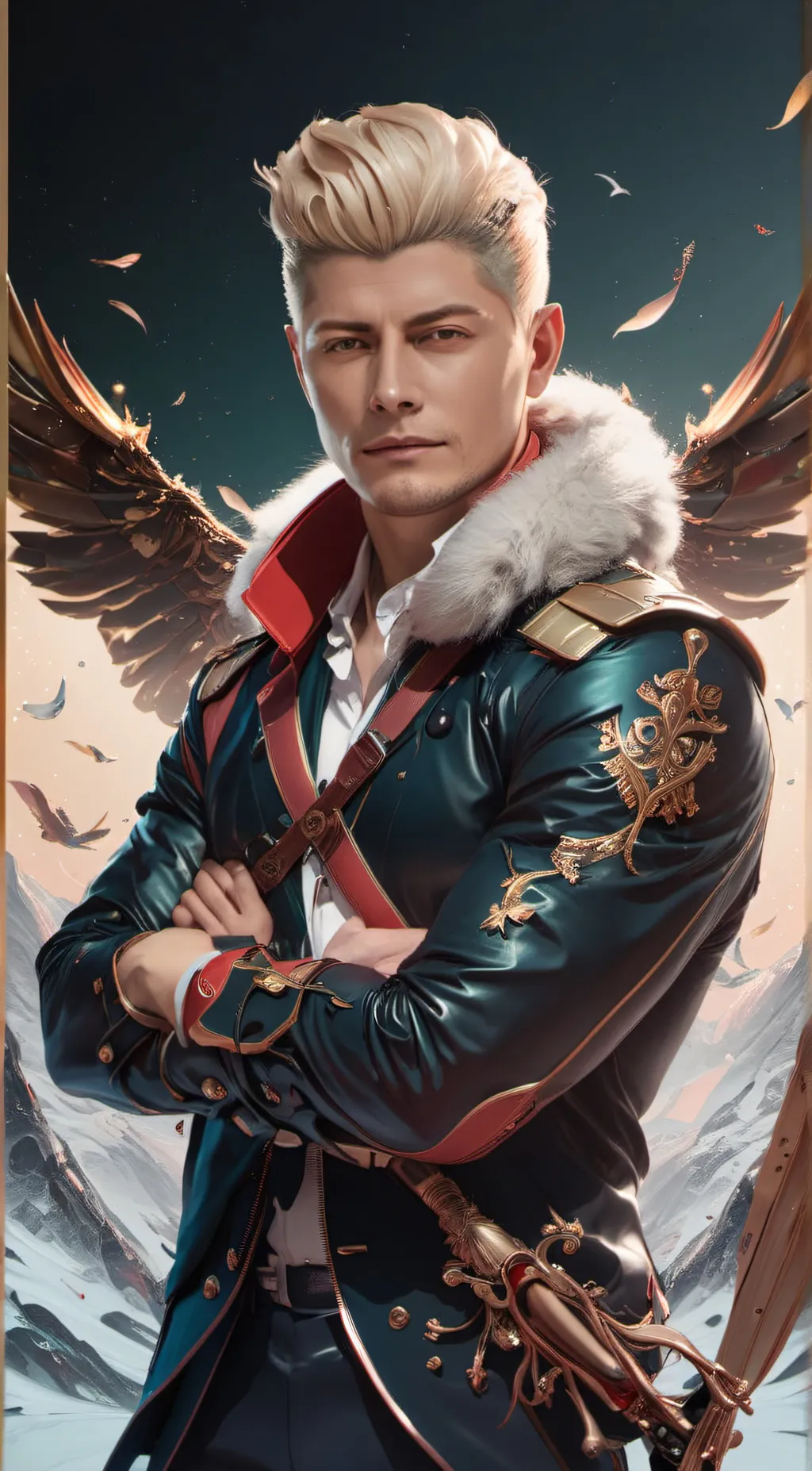 ai character: Cody rhodes background