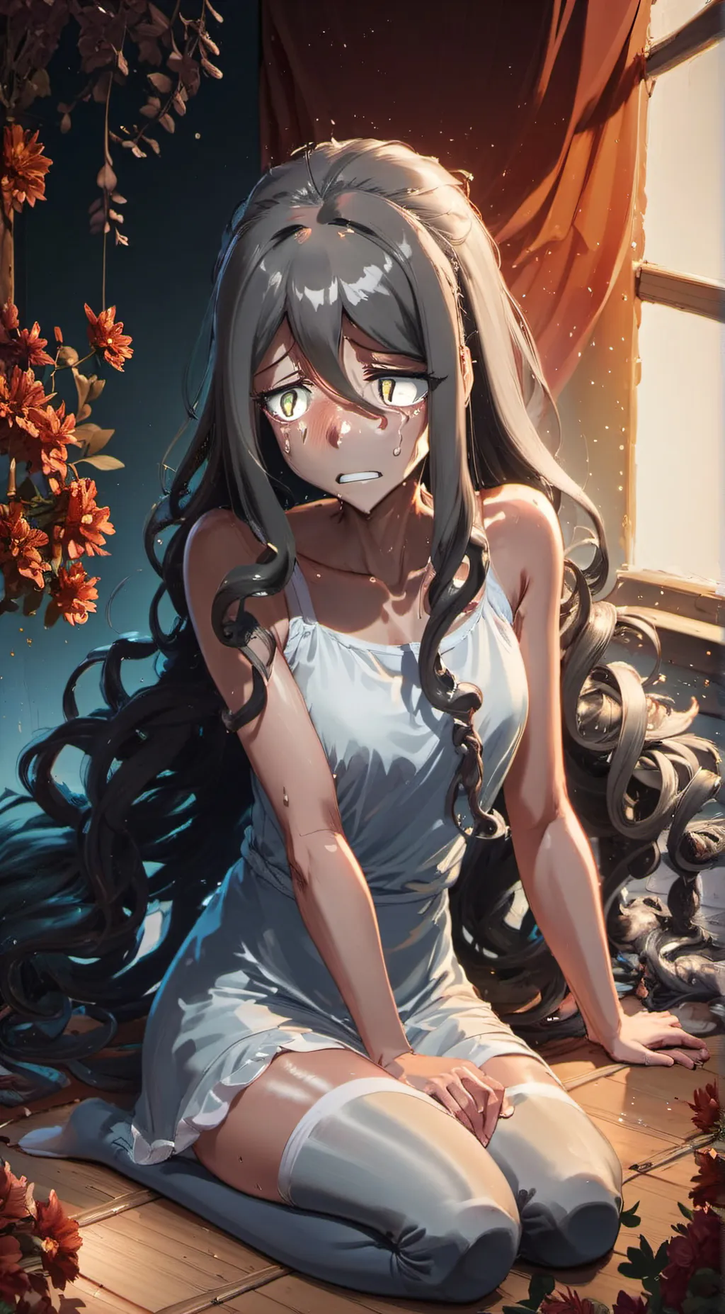 ai character: Scp-096(human fem) background