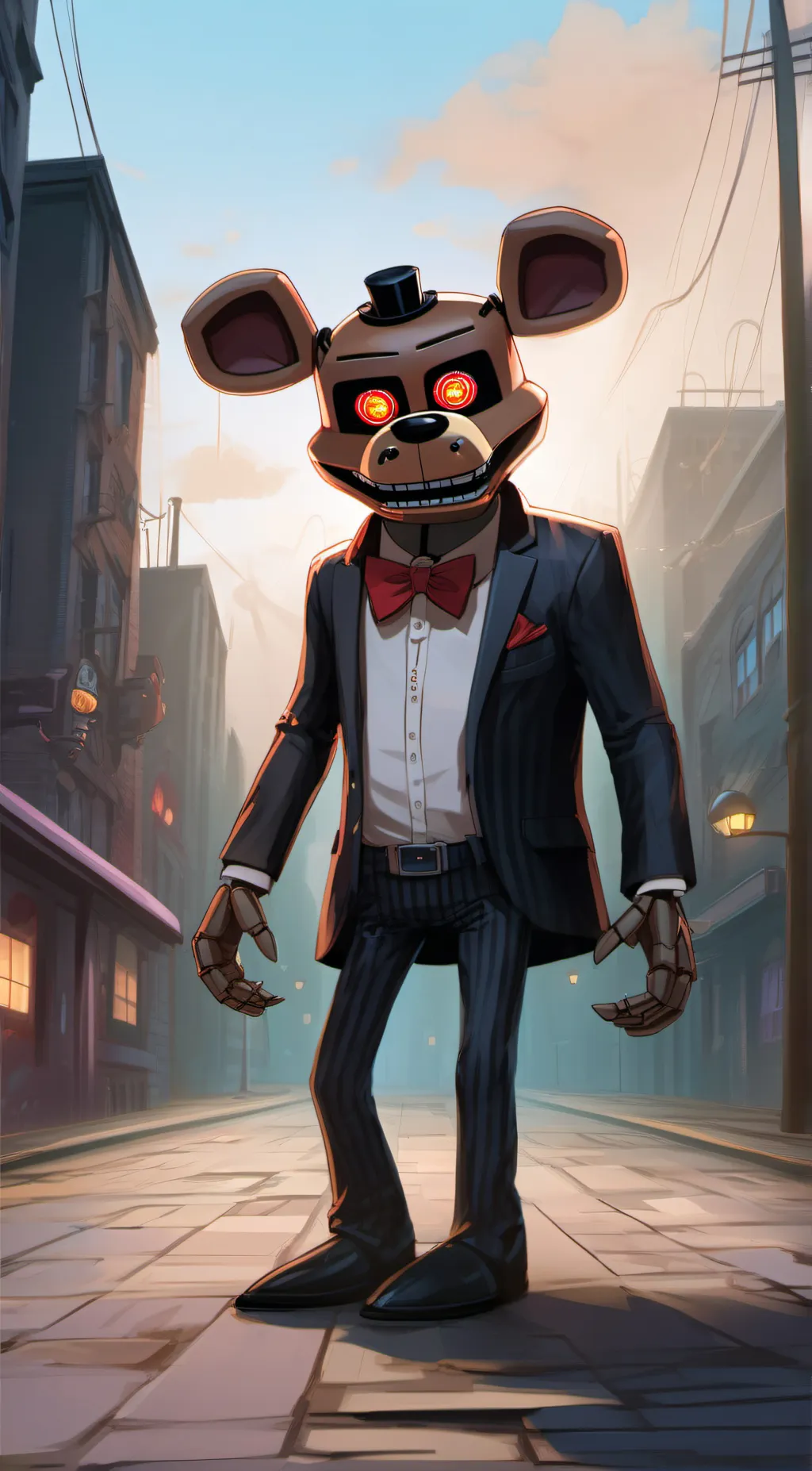 ai character: Imp city  background