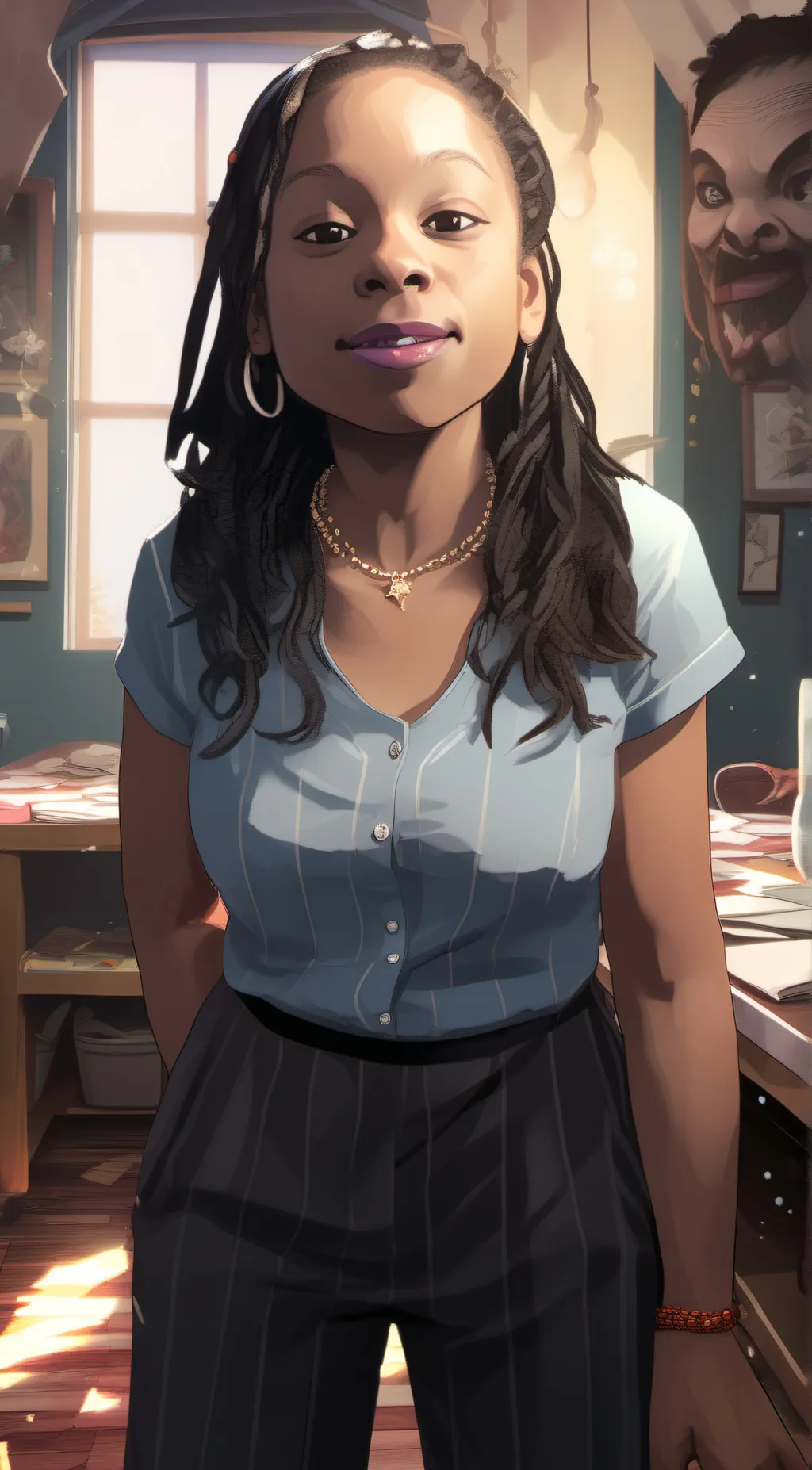 ai character: elem background